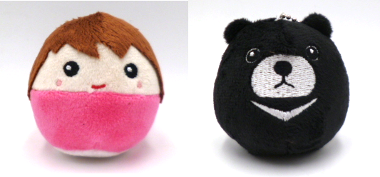 ぬいぐるみ専用生地を使って、ガチャガチャ向けのストラップを作ってみましょう(≧▽≦)