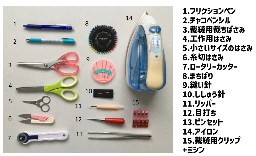 ぬいぐるみを作るのにはどんな道具がいるのかな