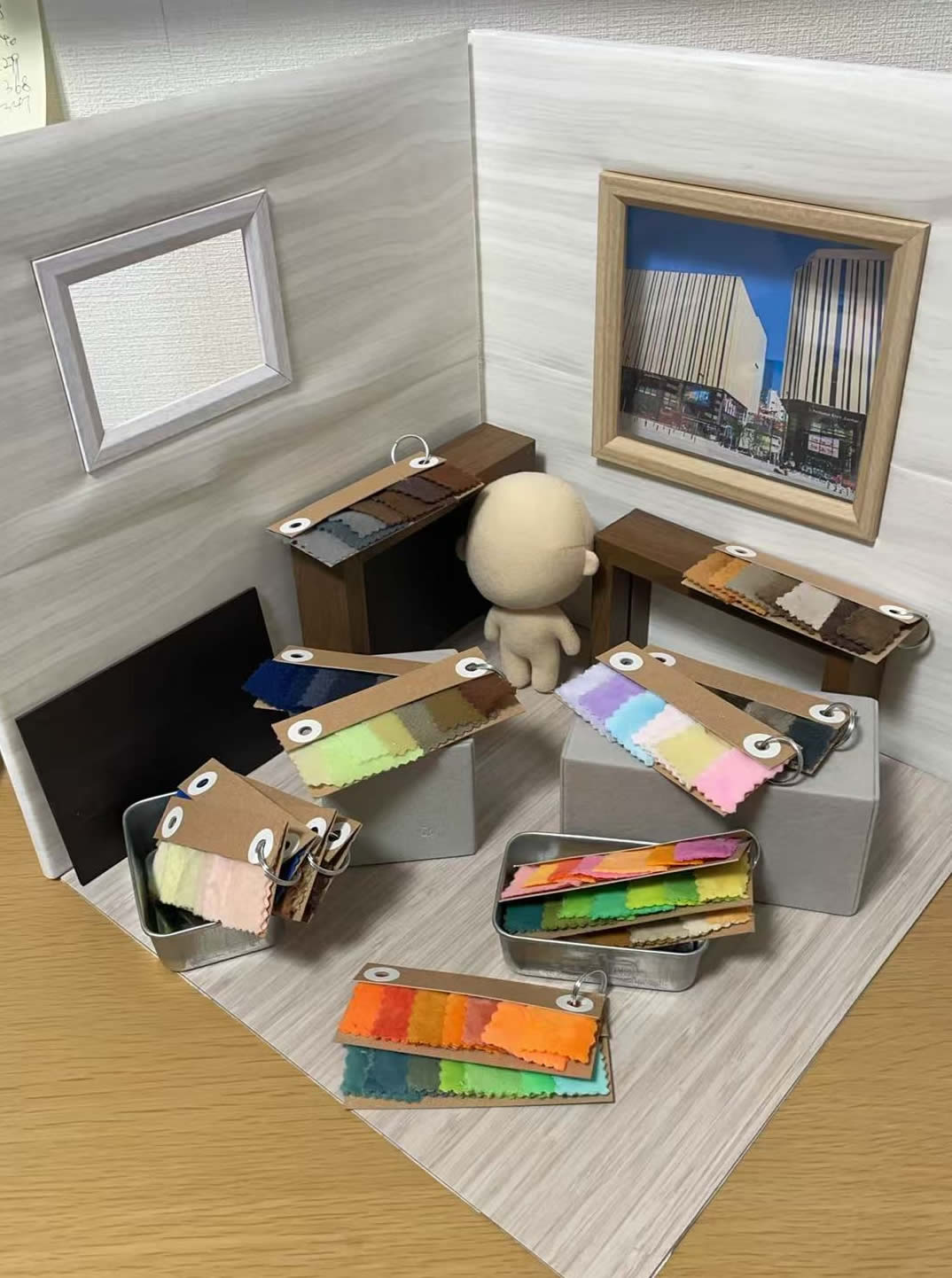 ぬい生地マーケット3池袋|ポップアップ用のぬいスポット制作中。