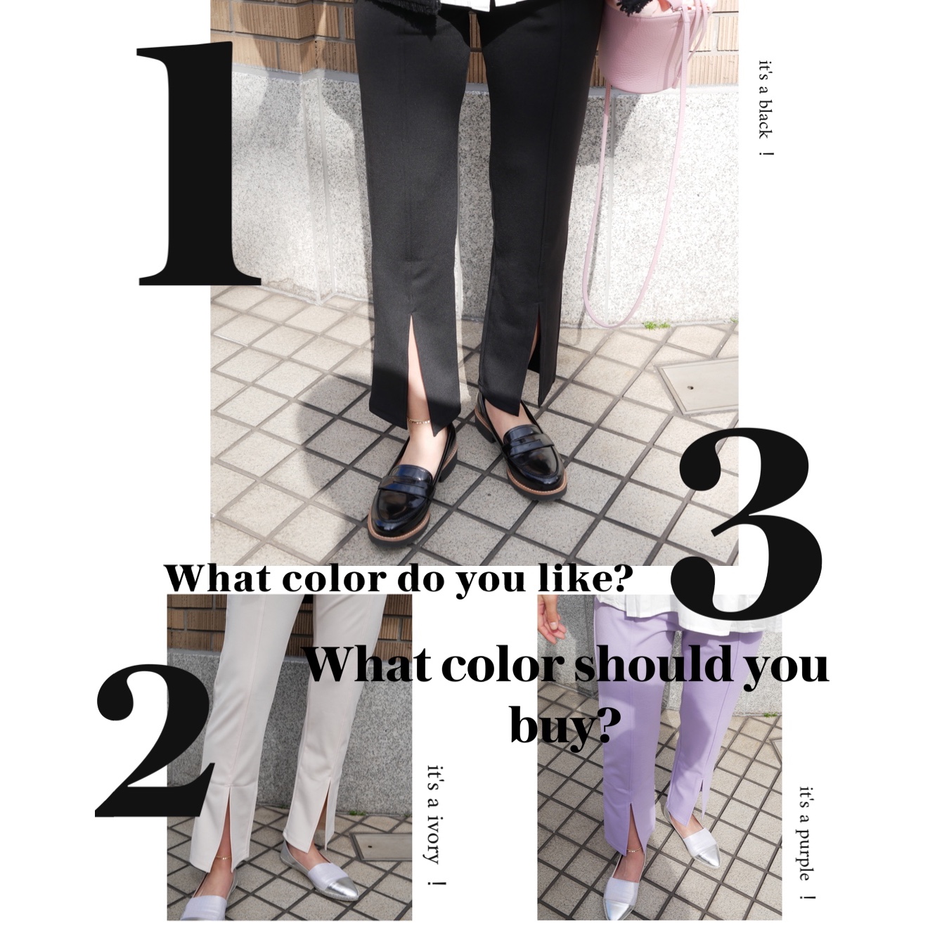 What color do you like ? / New item