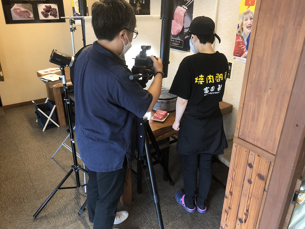 CM撮影・サイト用画像撮影