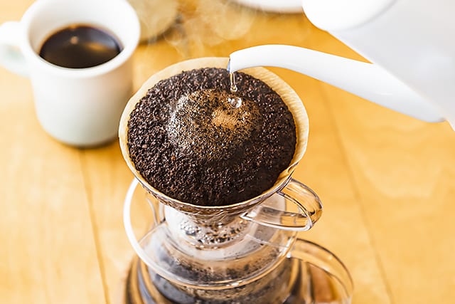 コーヒーの入れ方　ペーパードリップ式《レギュラーコーヒー》