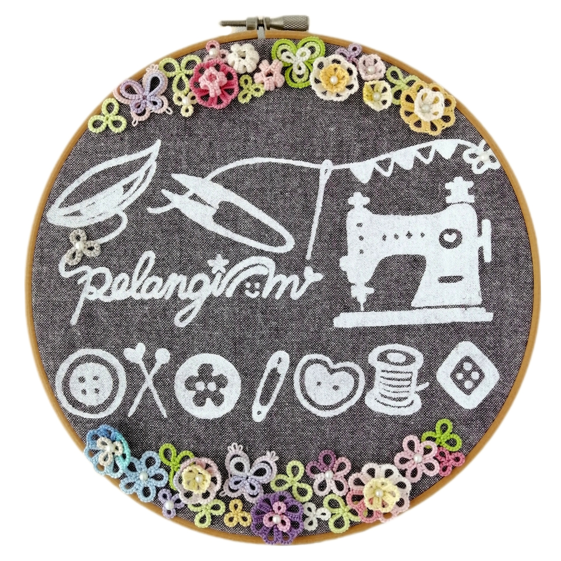 pelangi*mの看板フープ♪