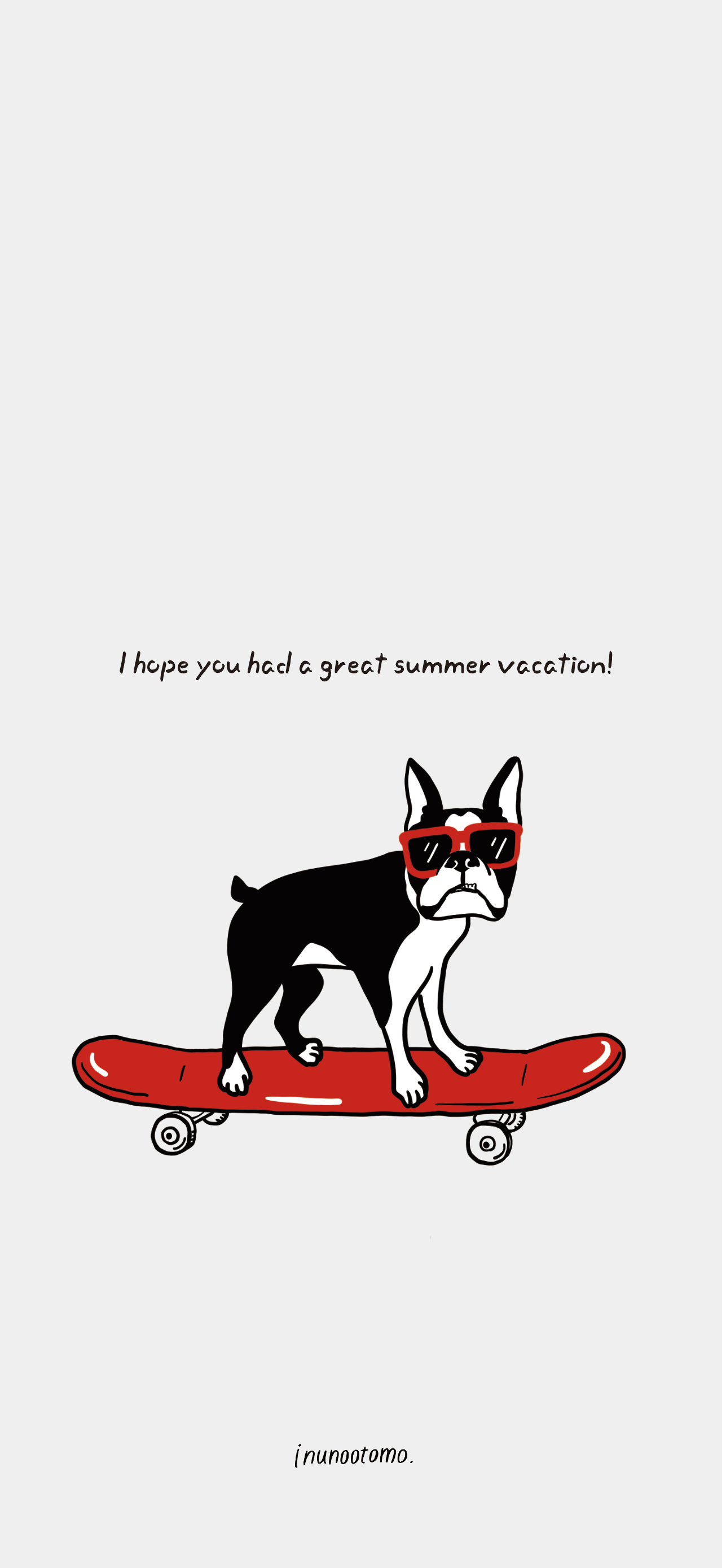 Late summer greeting