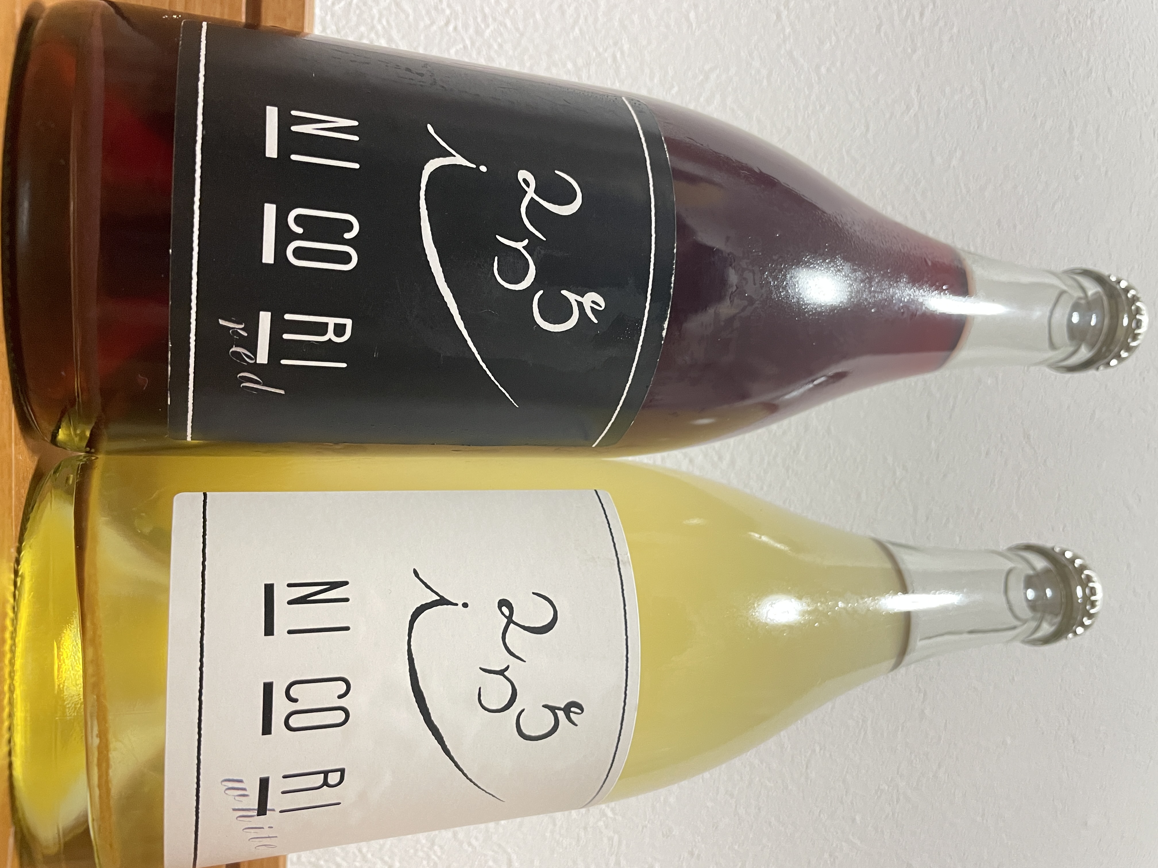 日本ワイン新入荷です。｜NI CO RI（にこり）2016　白／赤