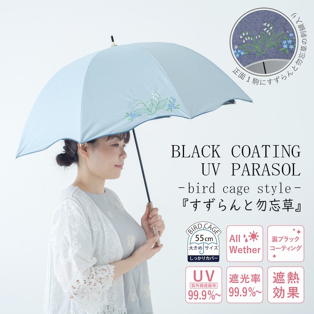 酷暑に大活躍、ブラックコーティング傘