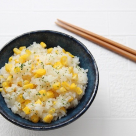 とうもろこしご飯はおかずにもなる