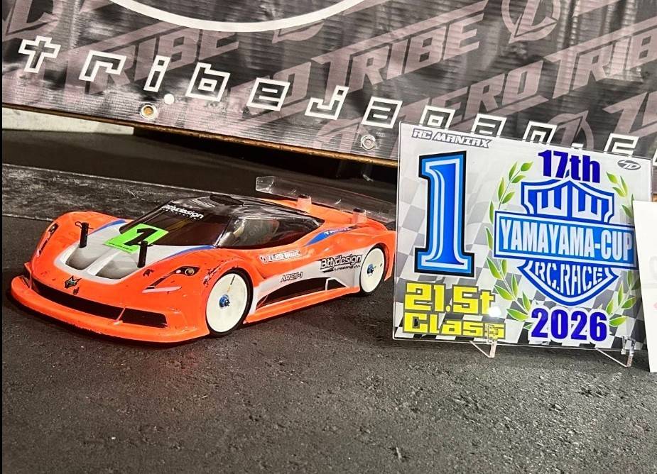 山山杯2026 21.5クラスにてBittydesign製ARES-1ボディが優勝いたしました！