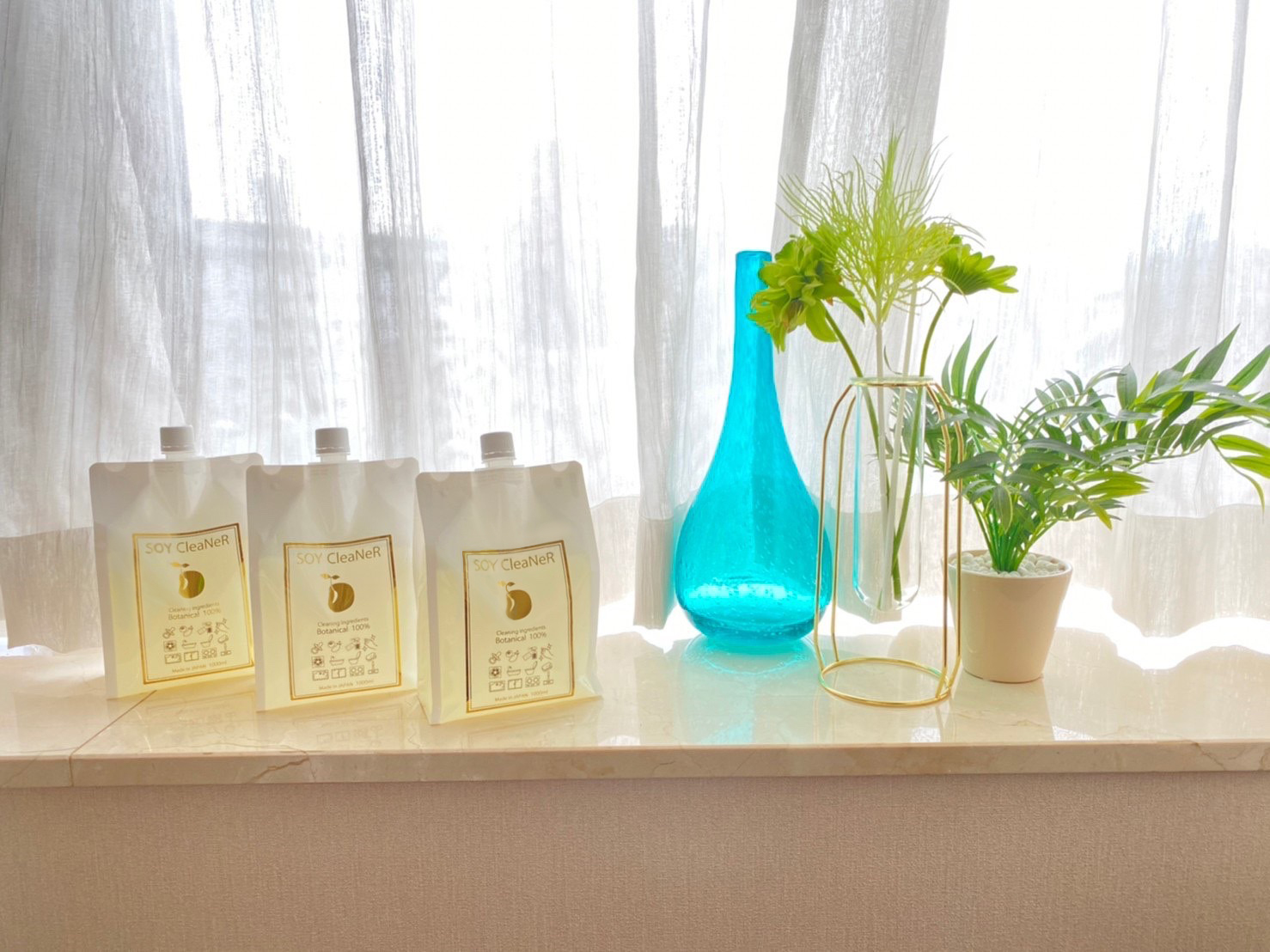 手が荒れない！汚れも菌も落ちる！大豆の無添加洗剤SOY CleaNeR