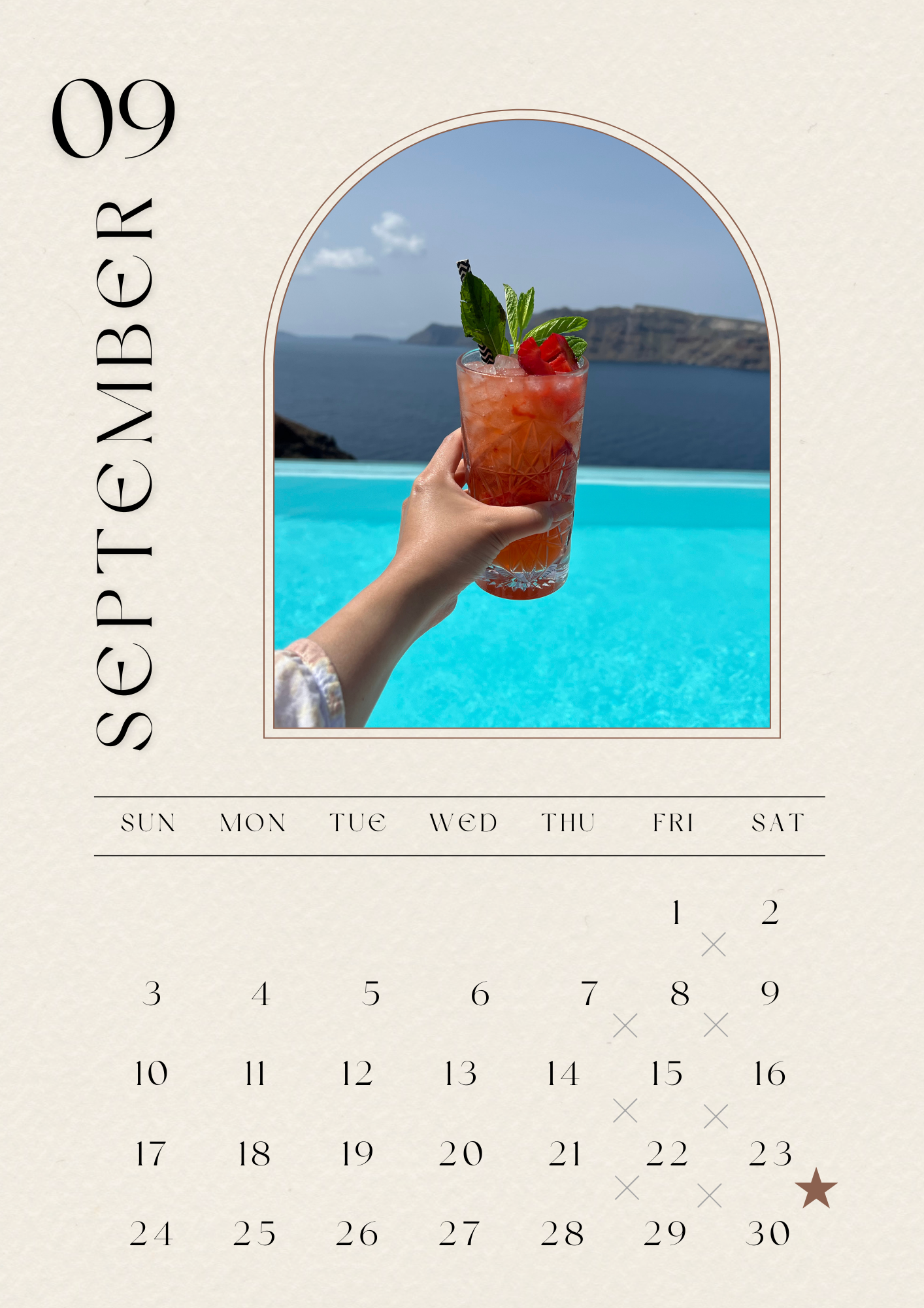 9月のスケジュール