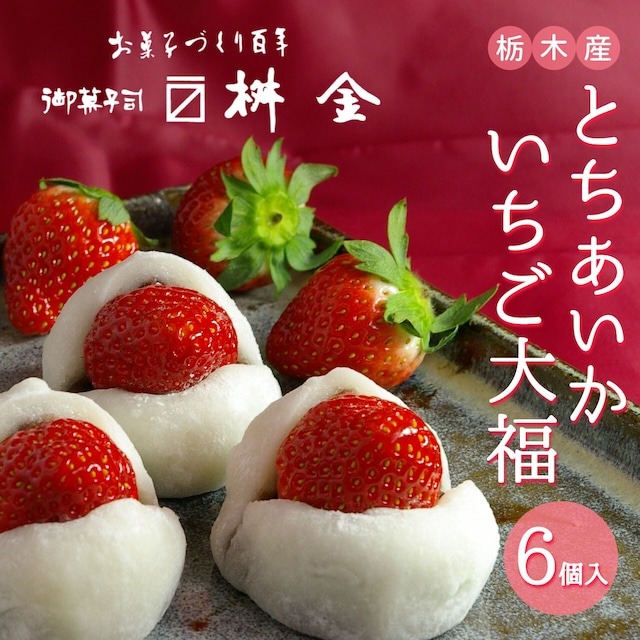 お待たせいたしました「栃木県の誇る苺　とちあいか」が入荷！『いちご大福』発売開始！