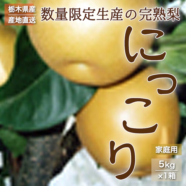数量限定販売・栃木県産完熟梨　にっこり＜10/6（金）＞予約受付開始