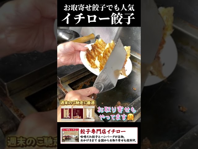 特製味噌だれと健康志向！イチロー餃子の「神戸味噌だれ餃子」 　