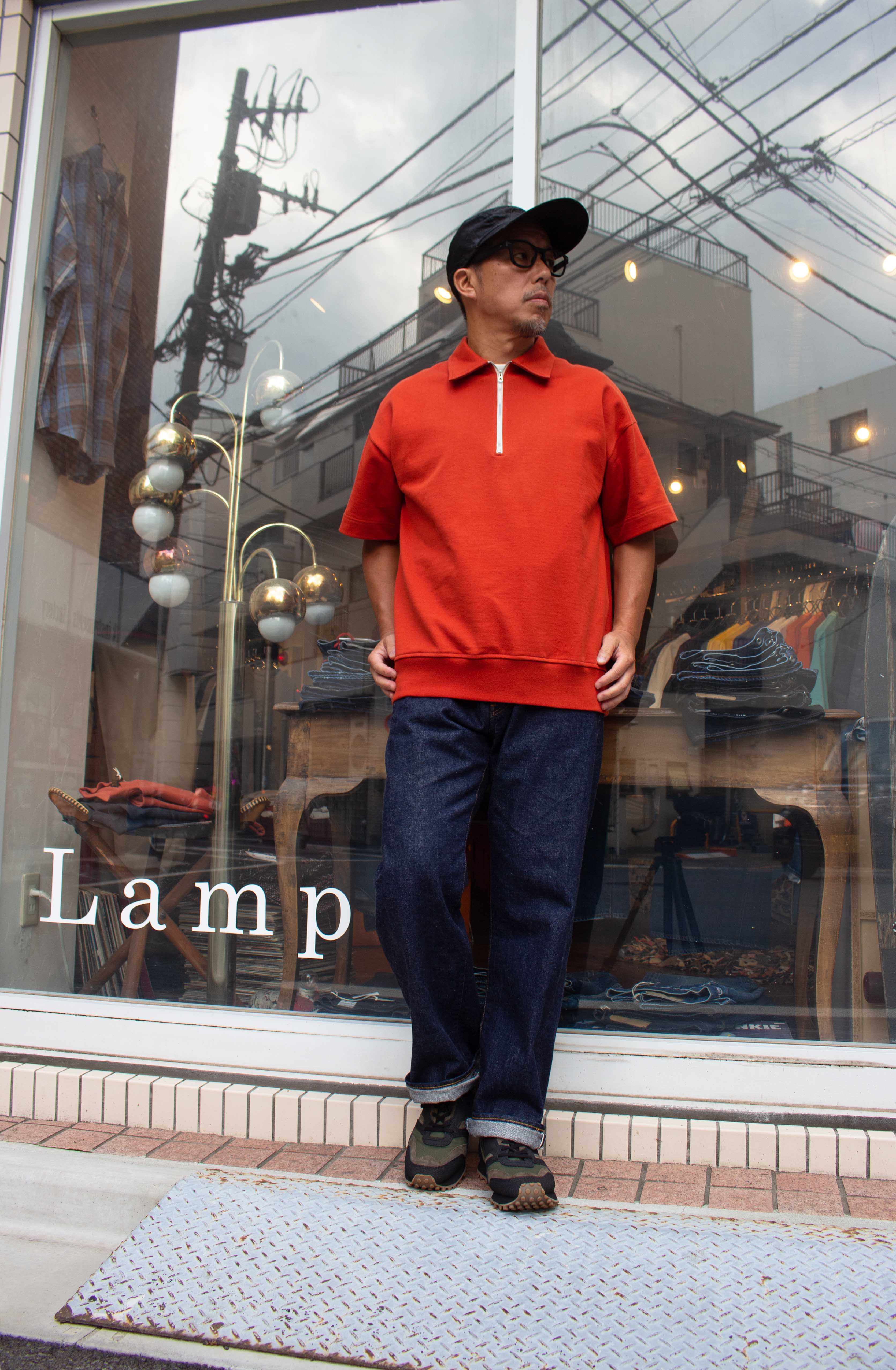 A Vontade Half Zip Polo S/Sのスタイルイメージ!