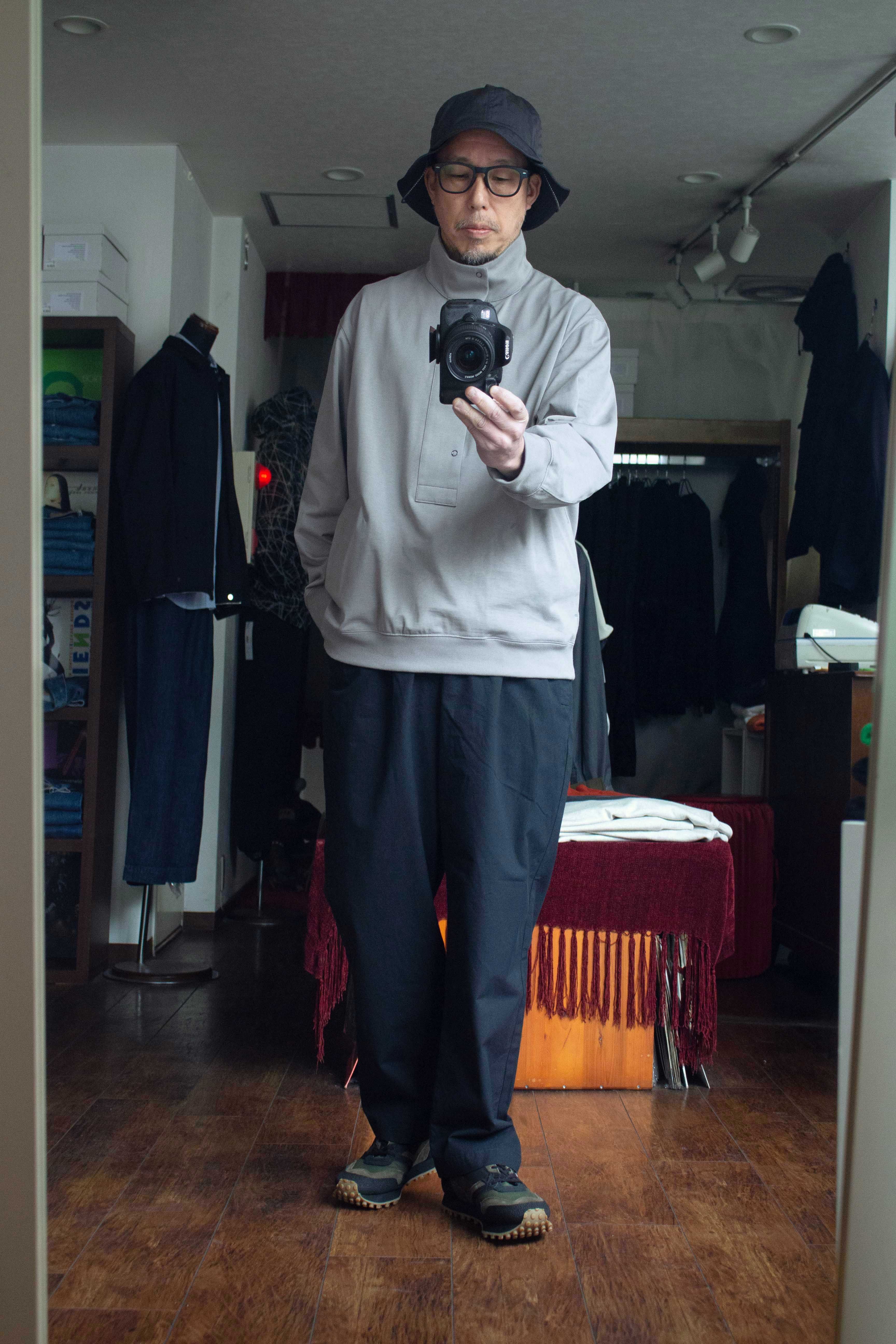 Still by hand スタンドカラープルオーバー CS01241