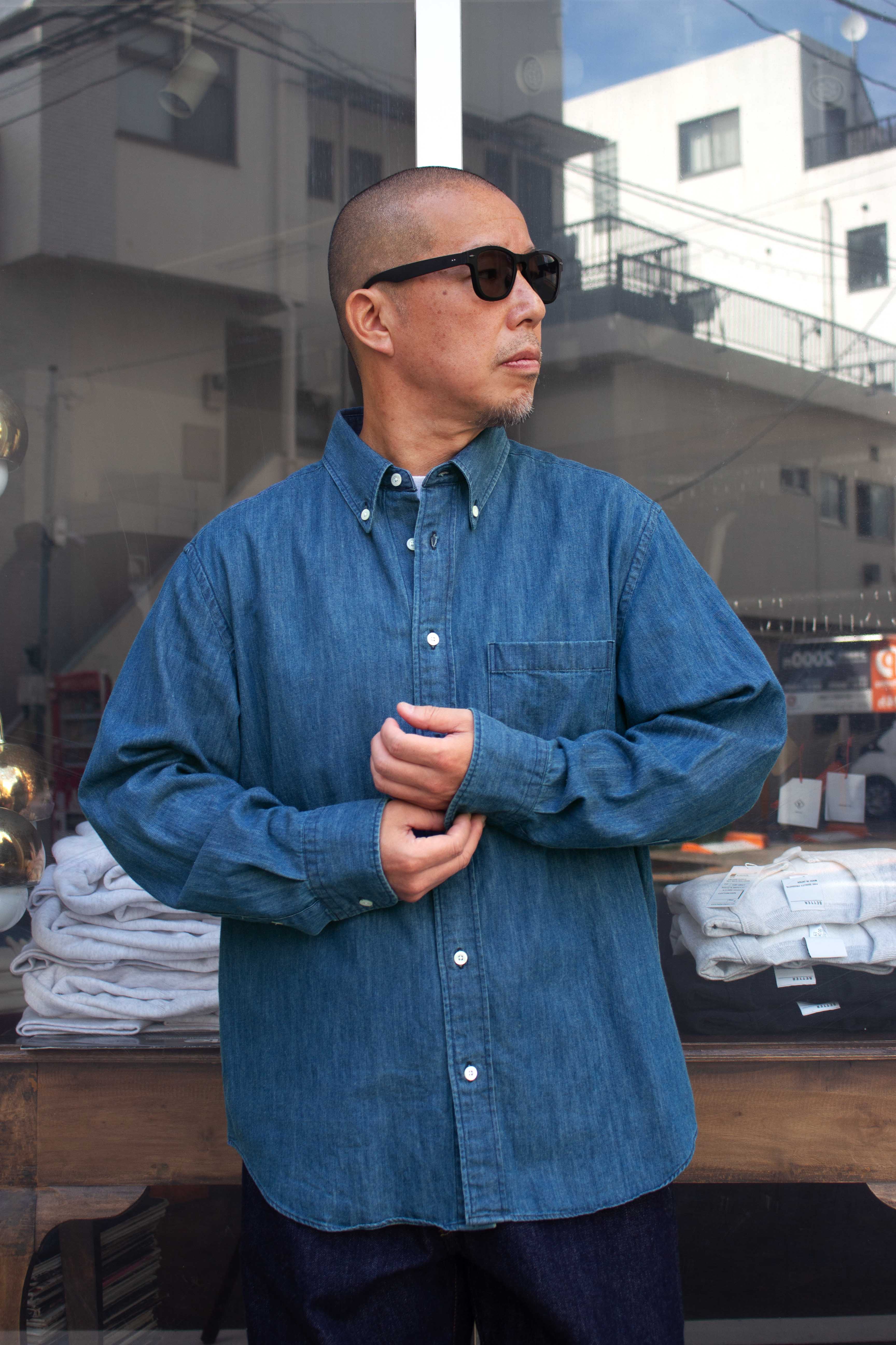 MANUAL ALPHABET DENIM BD SHIRTS 2タイプアップしました!