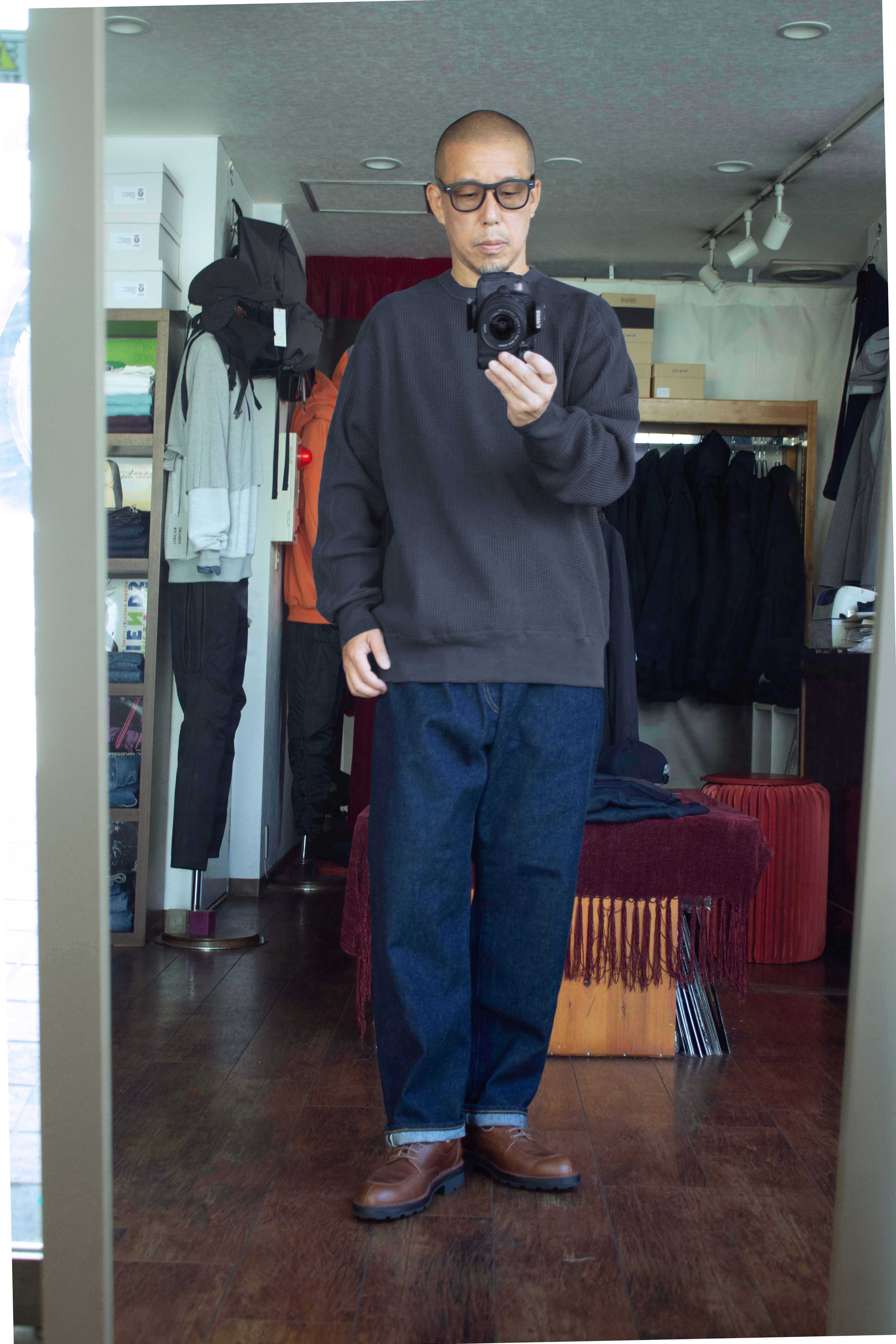 Ordinary fits Loose Ankle Denim One Wash OF-P108OW