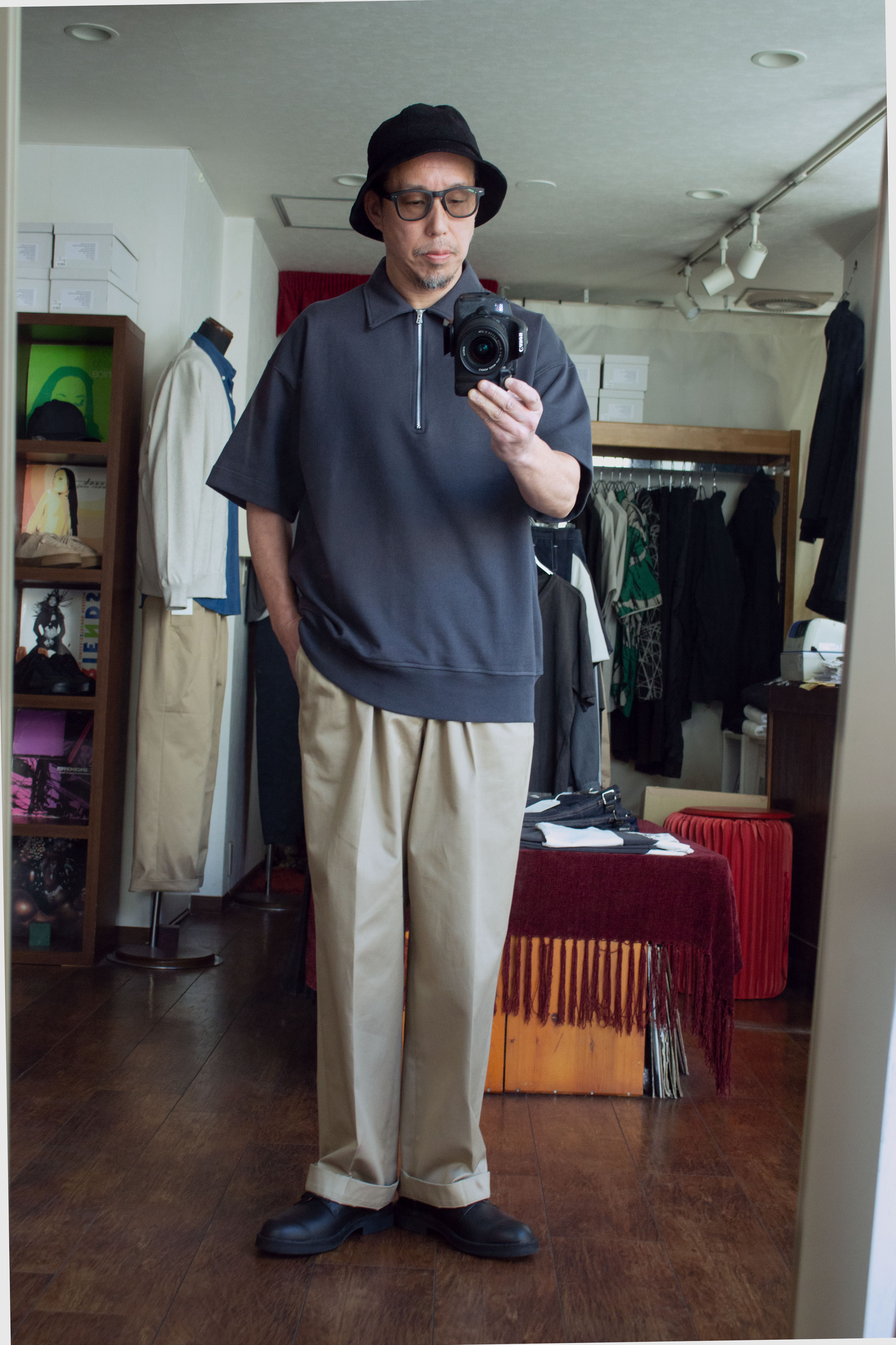 A Vontade Half Zip Polo S/S VTD-0612-CS