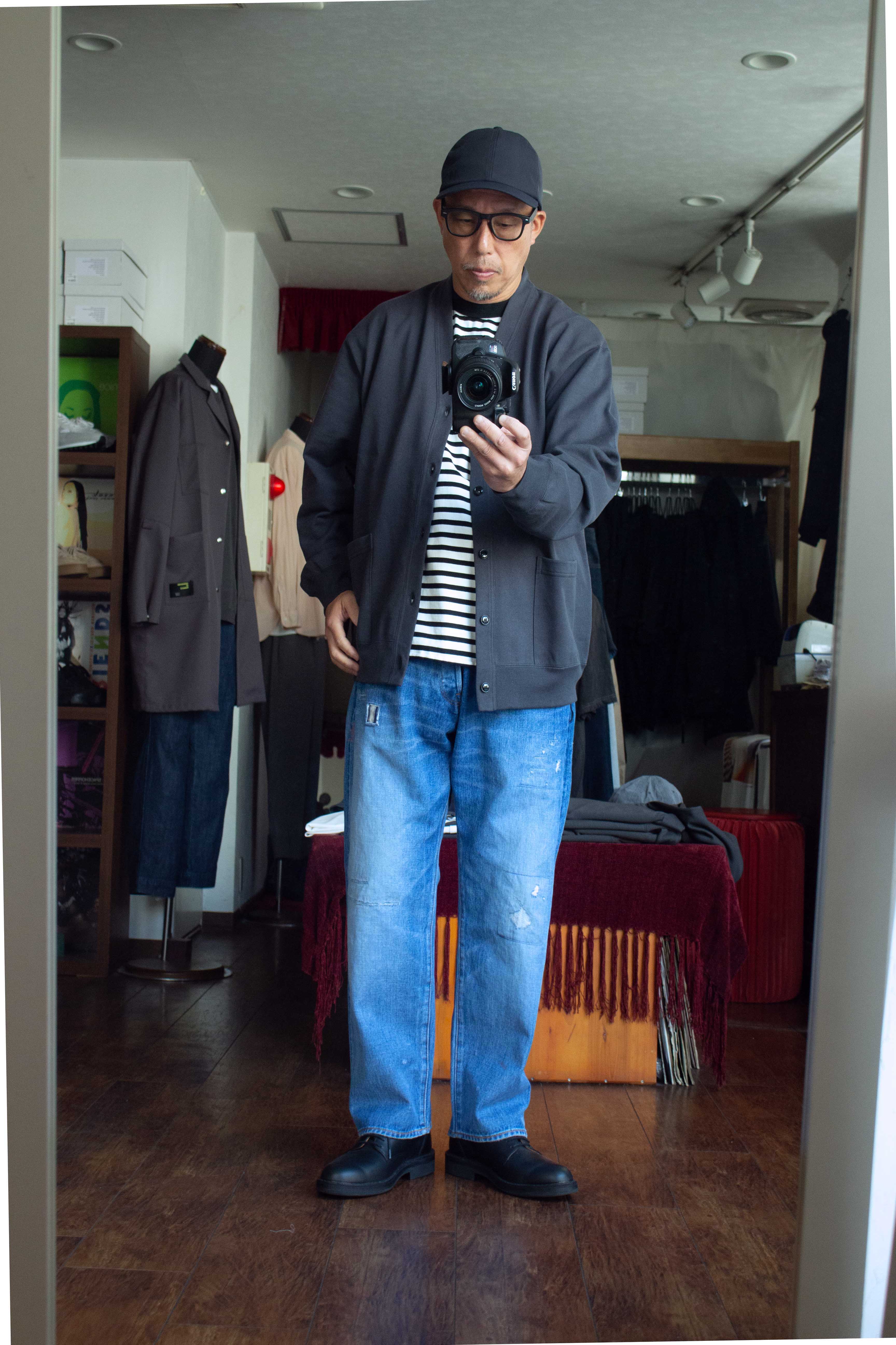 Ordinary fits Loose Ankle Denim Remake OF-P175