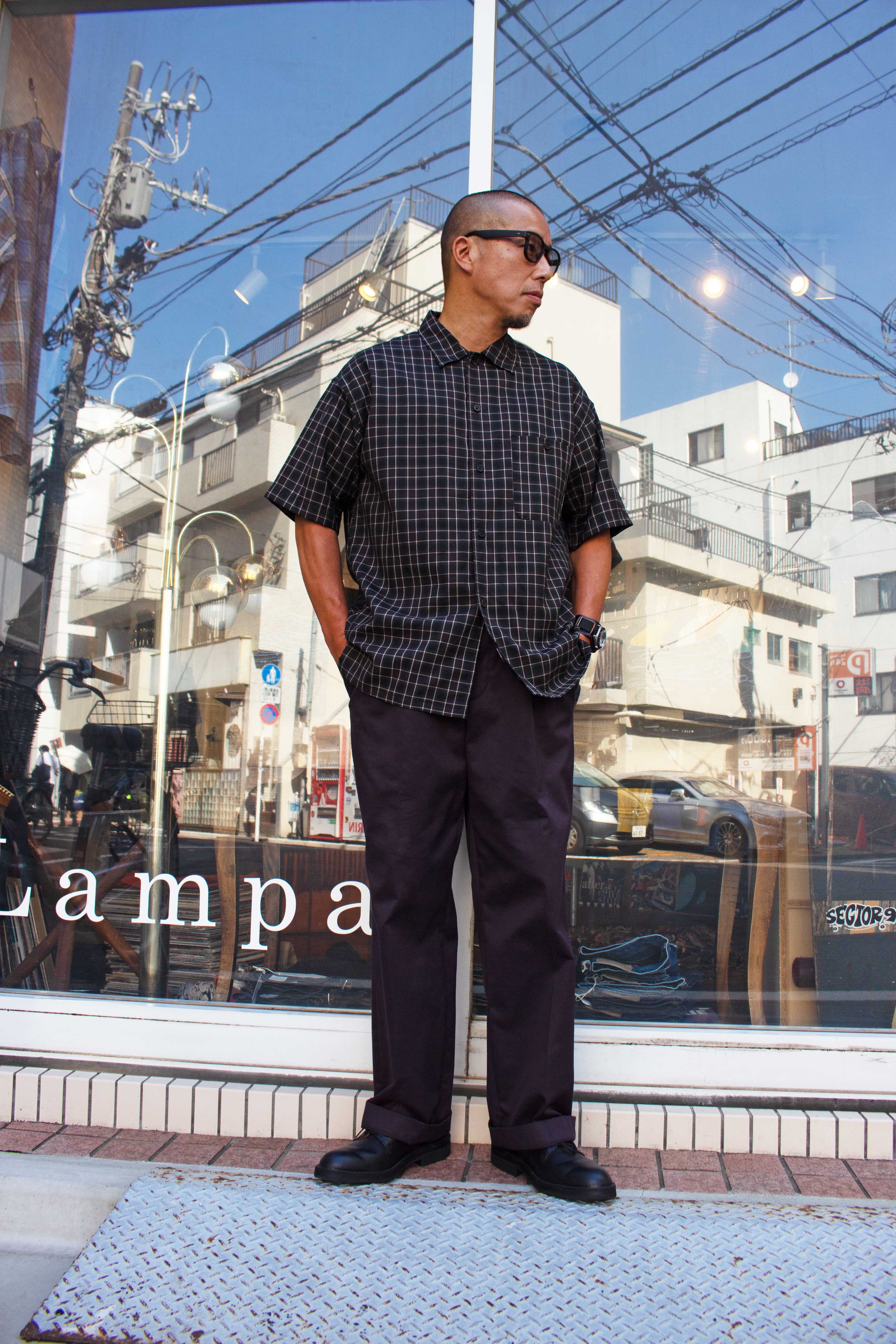 先日インスタライブで紹介したA vontadeとManual alphabetの半袖シャツ！