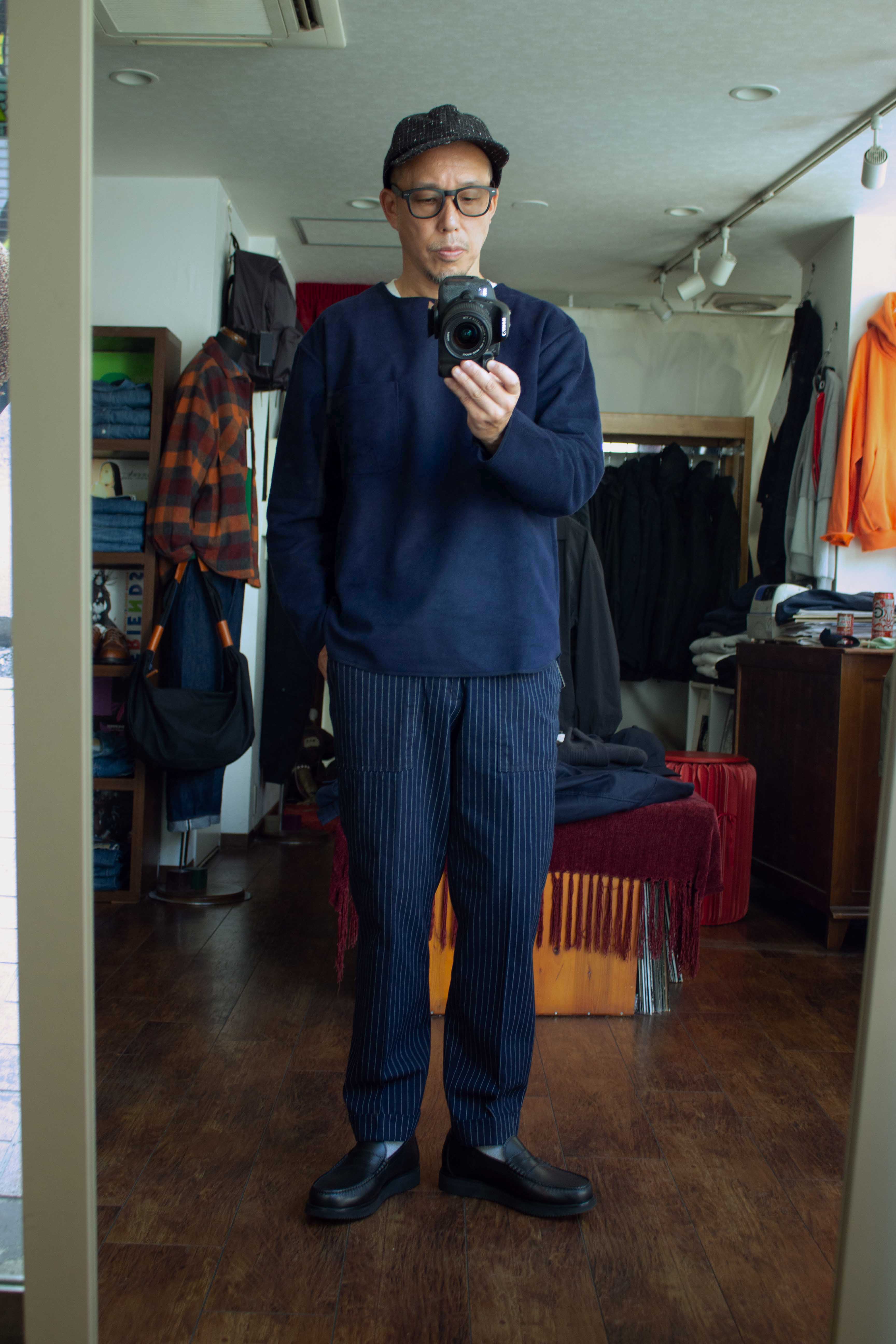 Have a good day Cotton Melton Boatneck L/S HGD-309