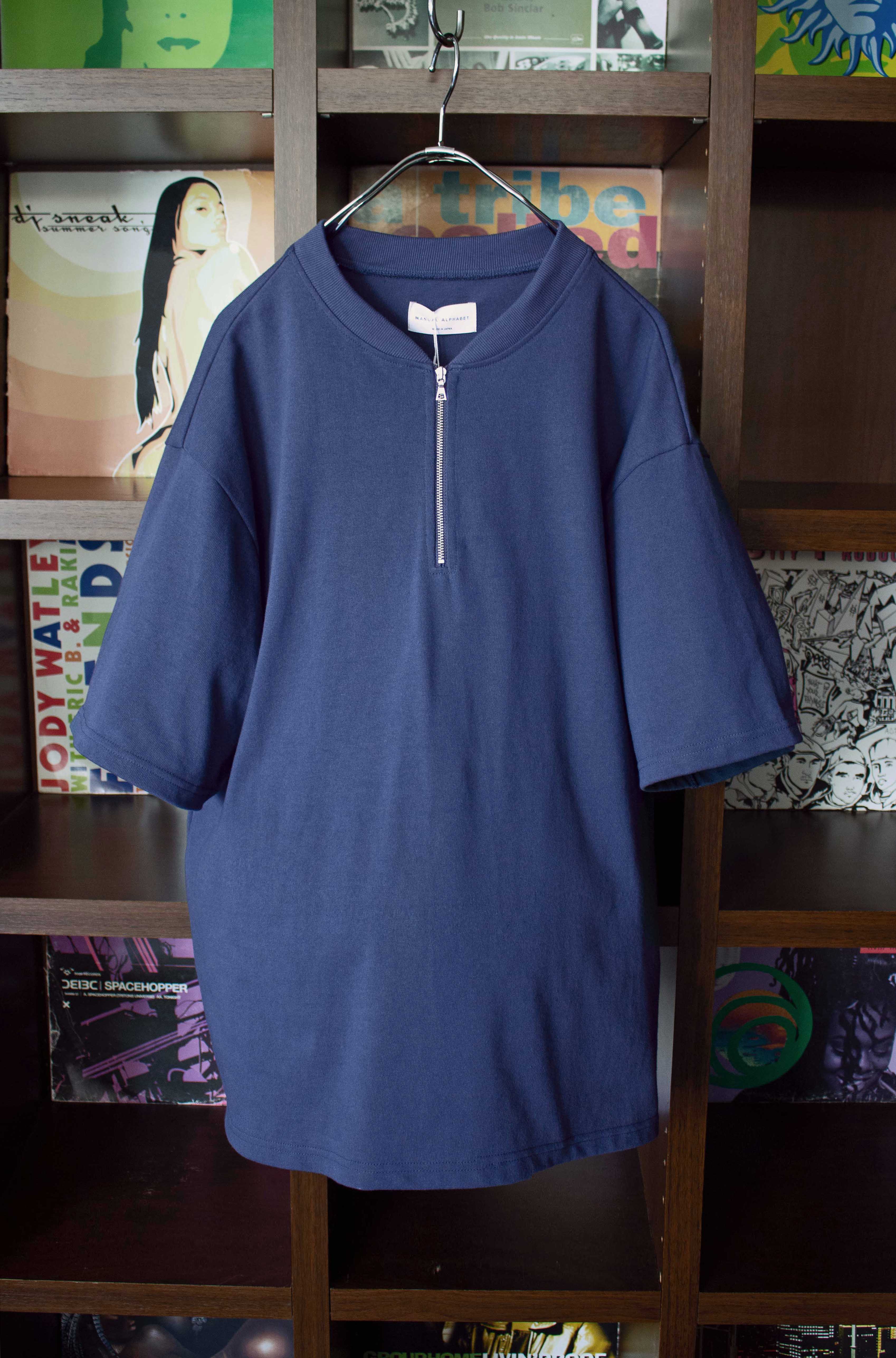 Manual alphabet　Half Zip Maribu Tee MA-C-194