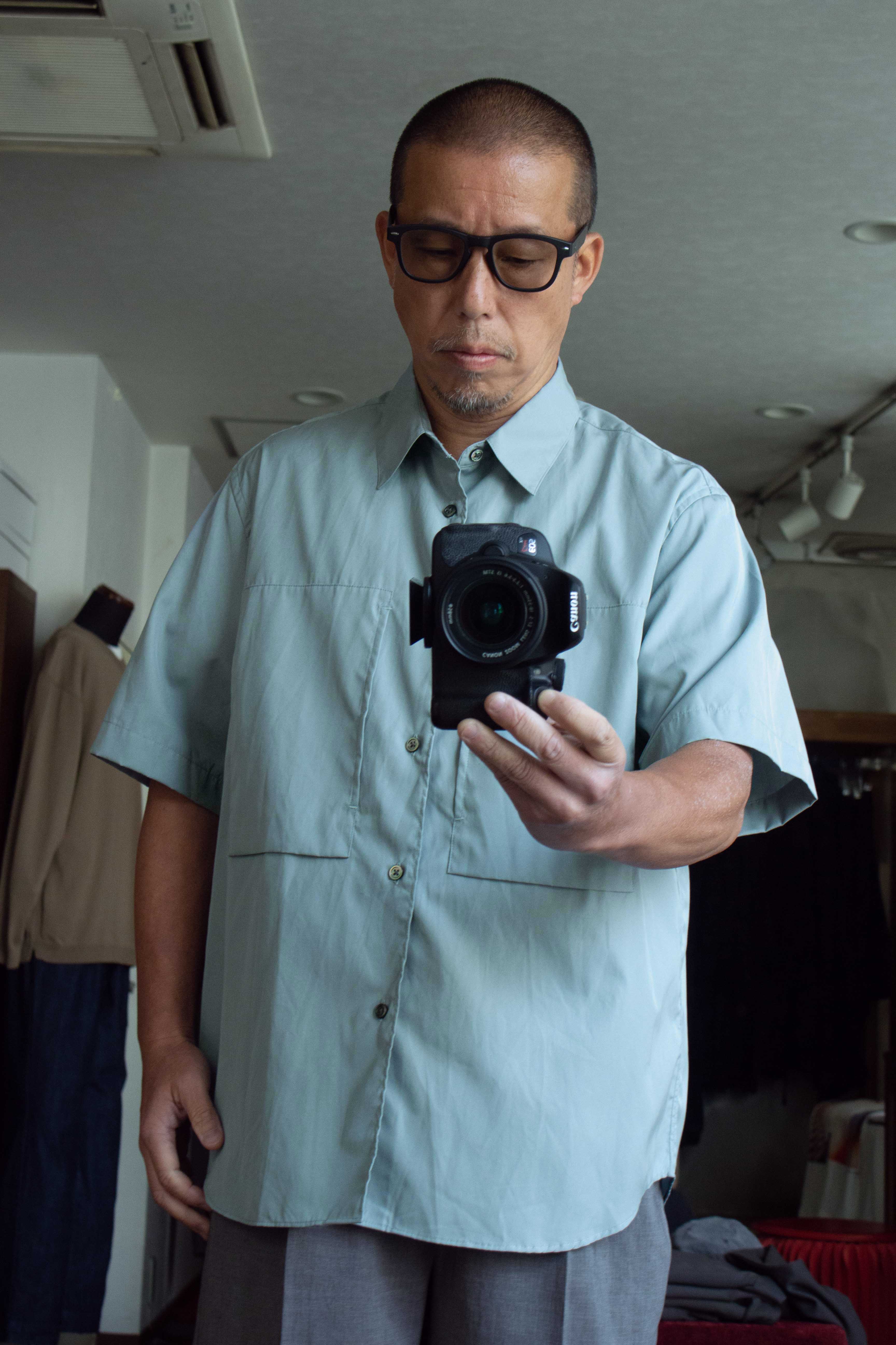 Still by hand ピマコットン半袖シャツ SH04241