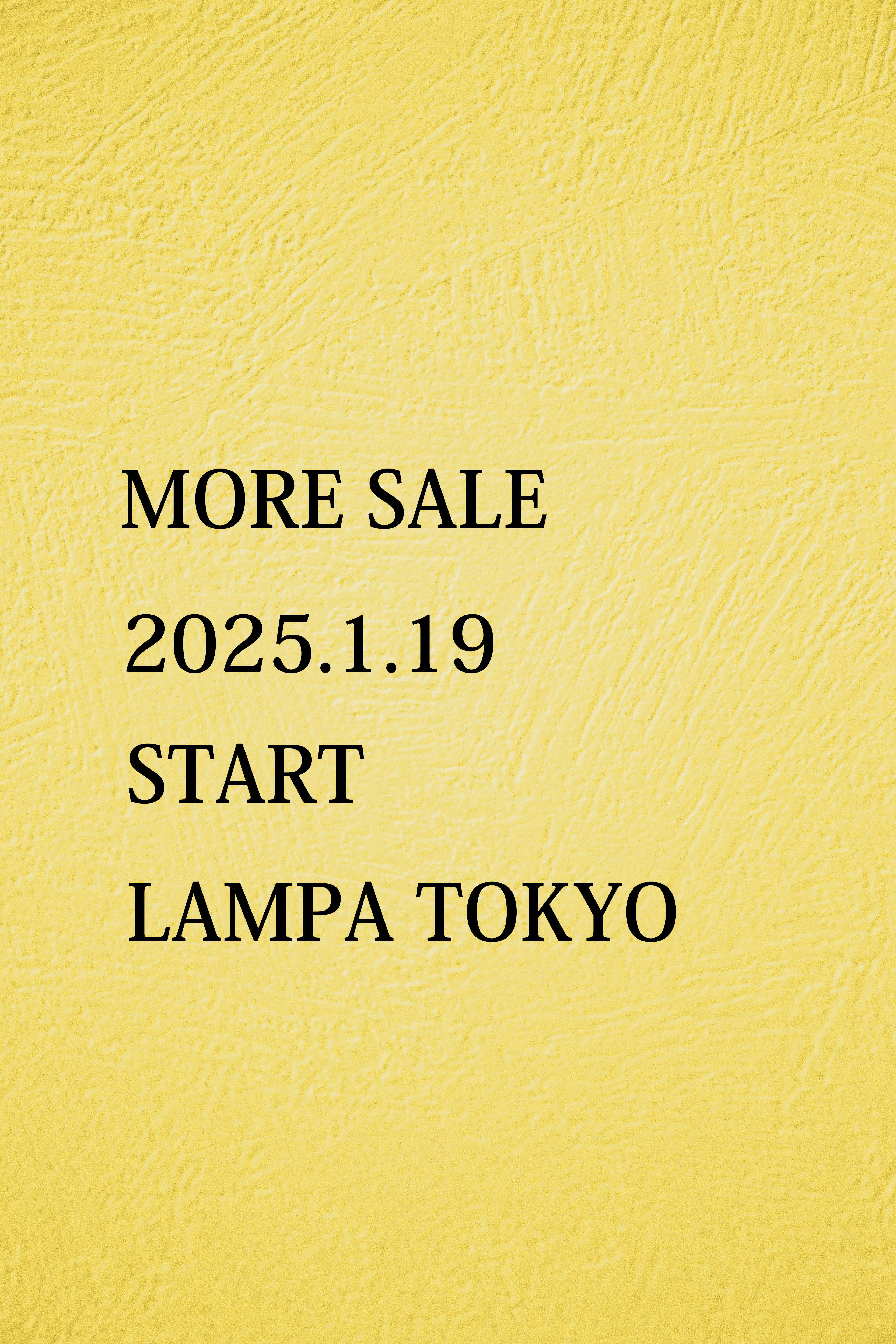 MORE SALE START!