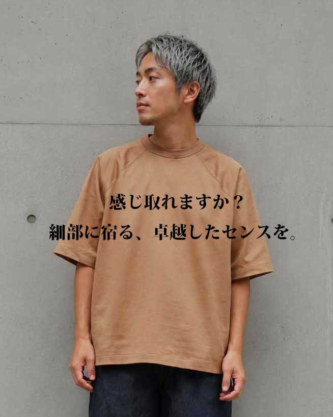 STILL BY HAND ラグランスリーブTシャツ CS06262