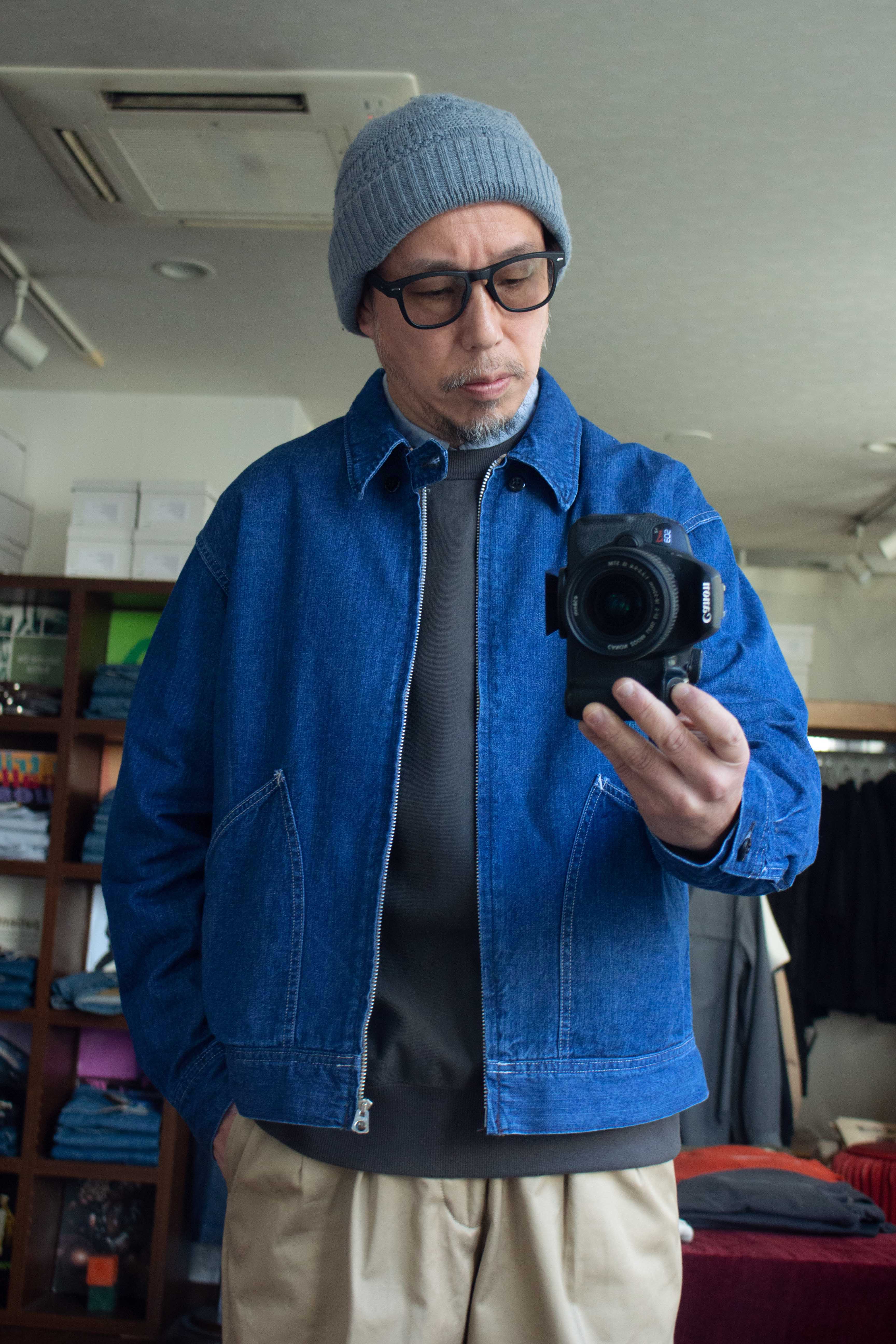 A Vontade Denim Zip Jacket 1Year Washed VTD-0540-J