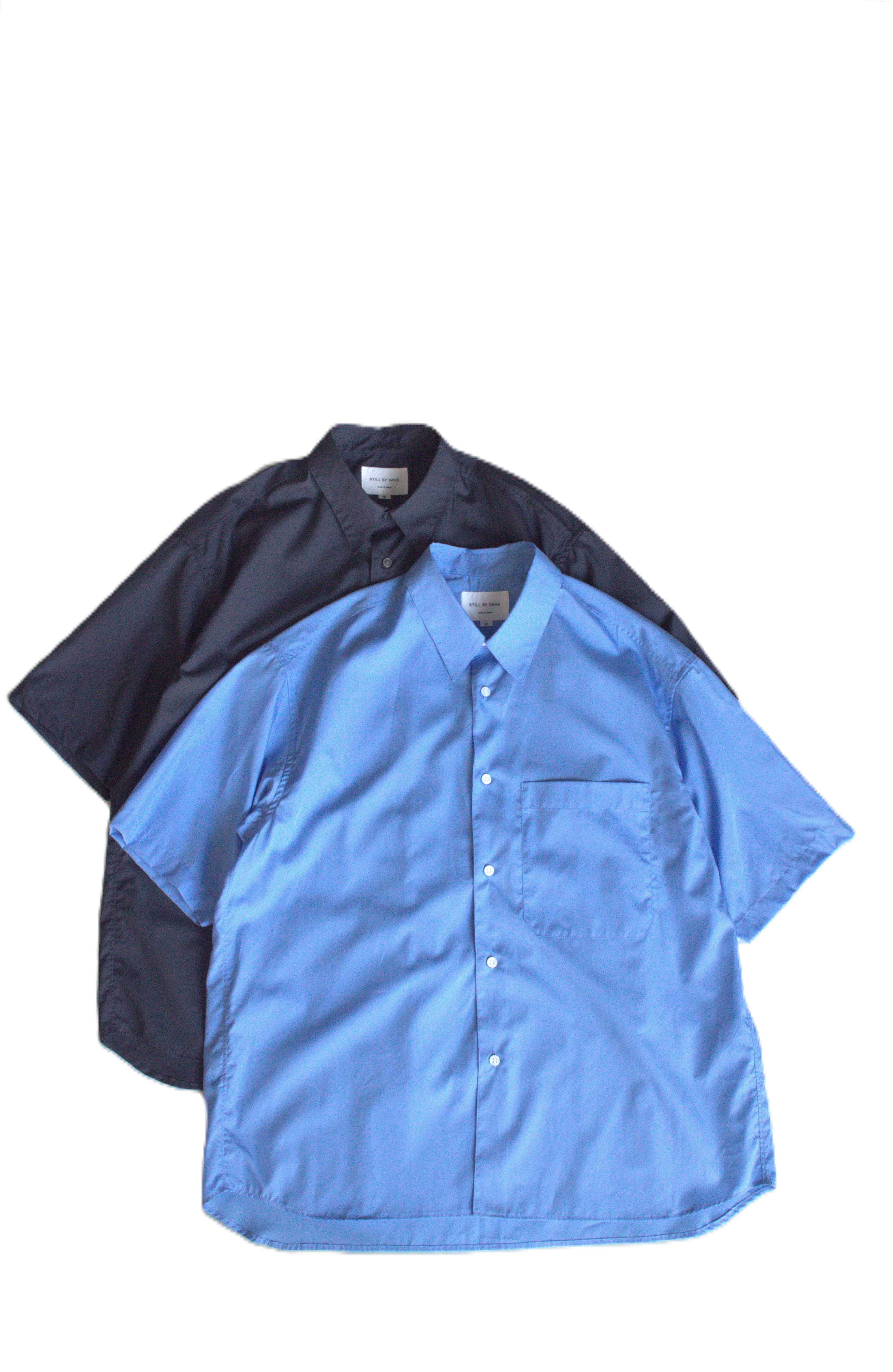 Still by hand レギュラーカラー半袖シャツ SH07252