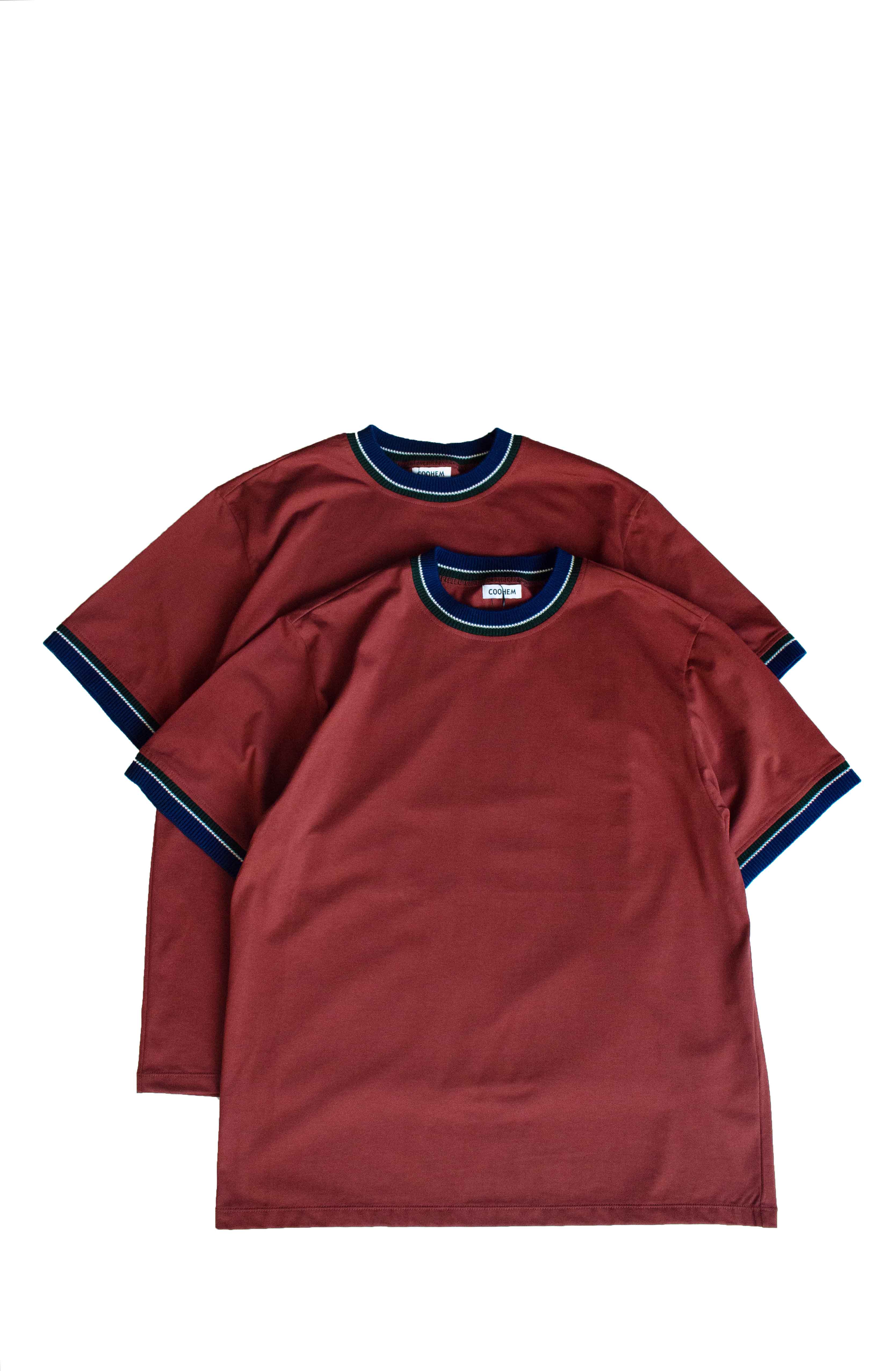 Coohem Knit Detail Ringer T-shirts 13-252-028