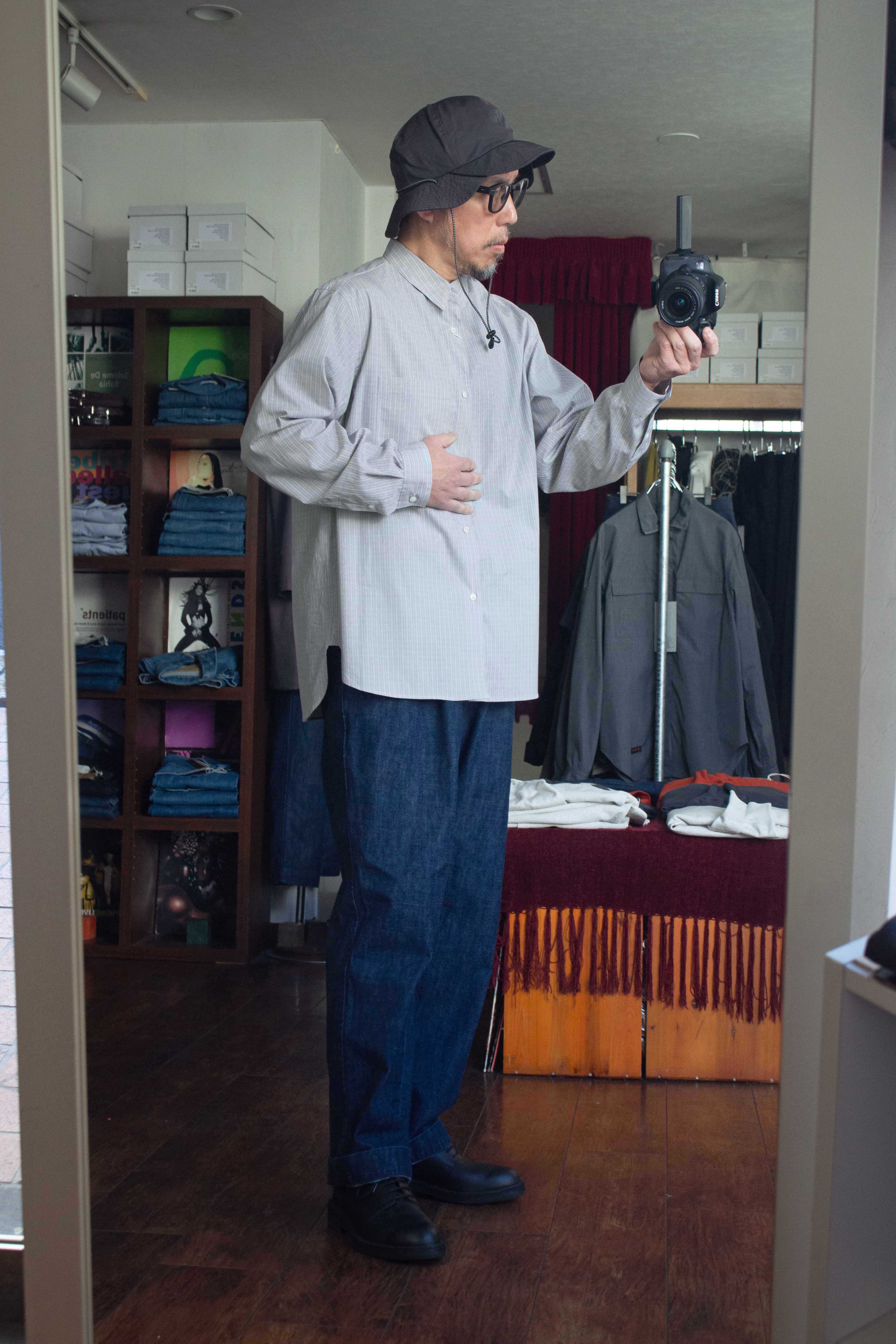 Still by hand レギュラーカラーシャツ SH00221