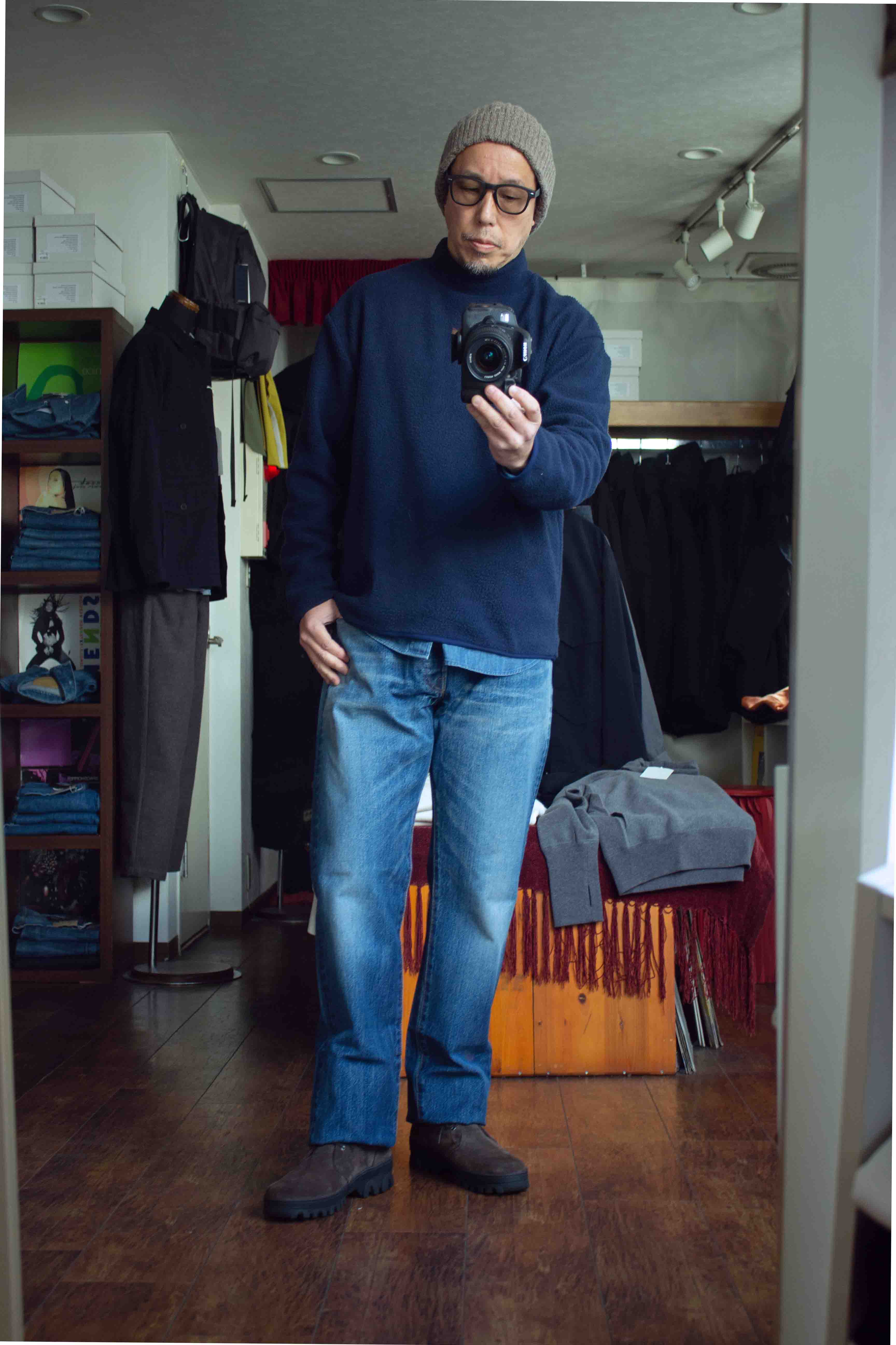 Have a good day Mockneck Loose L/S tee HGD-304