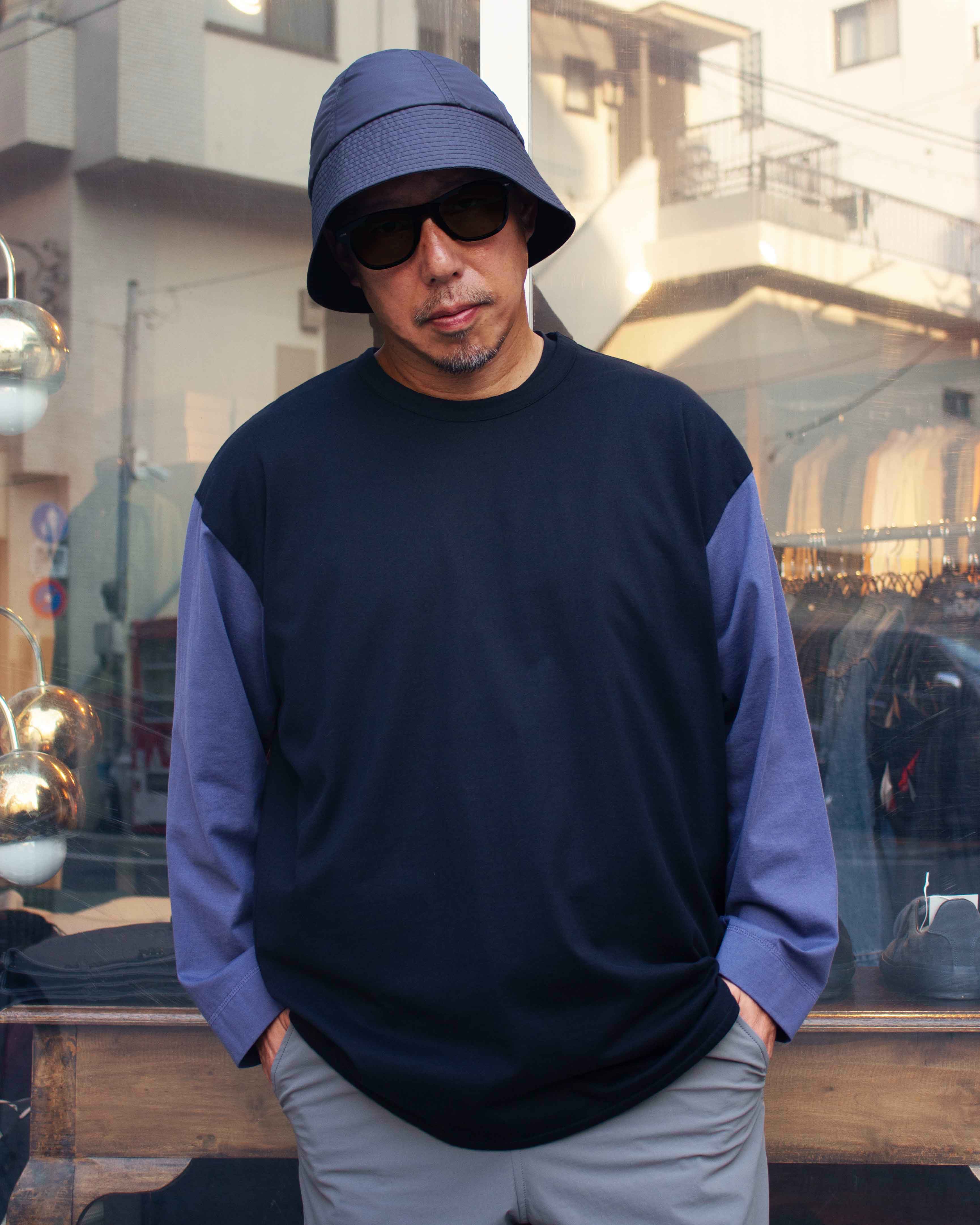 PERS PROJECTS OLIVER L/S TEE 2TONE 25FW-14081