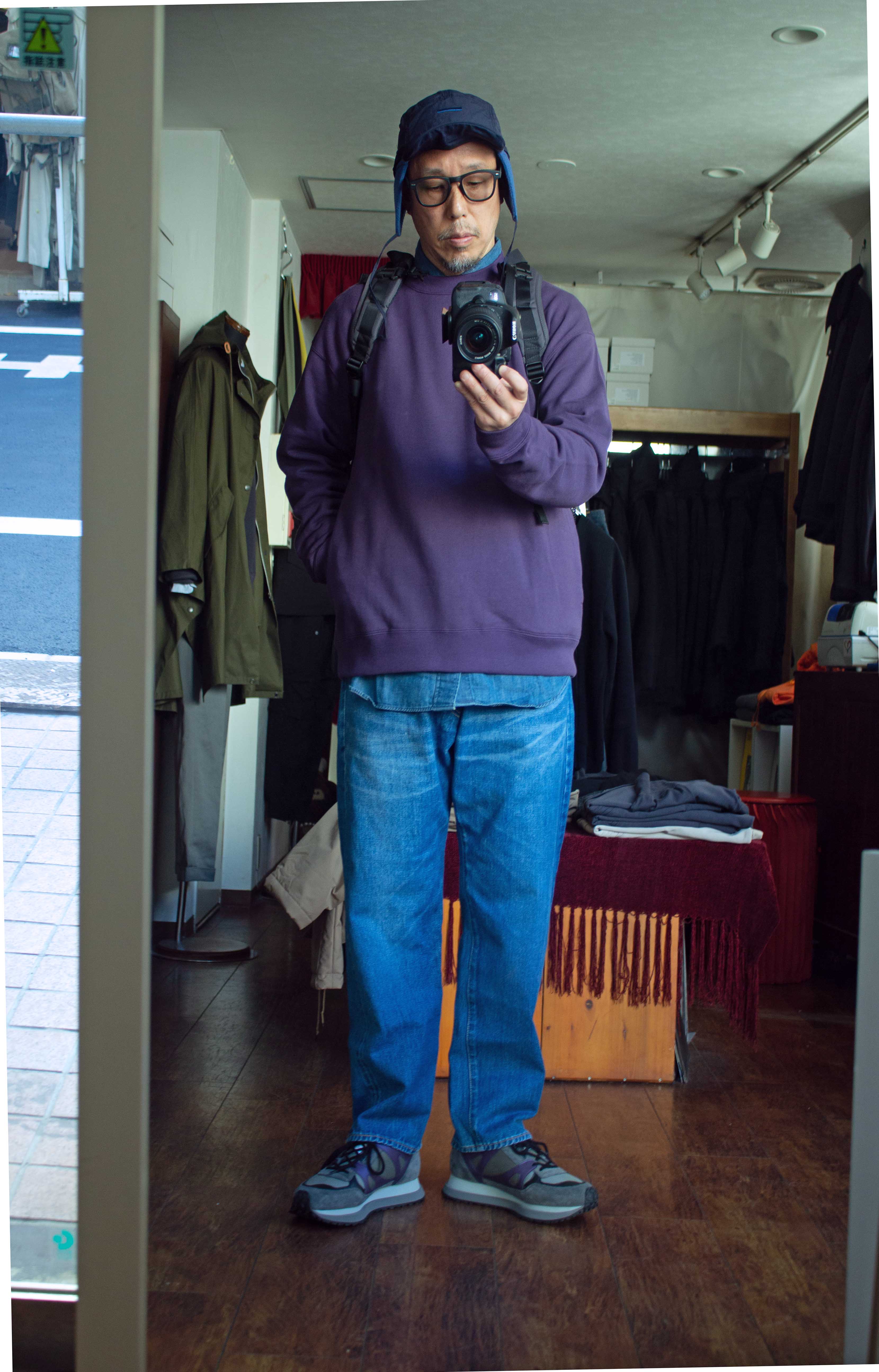 Ordinary fits Loose Ankle Denim Used OF-P108