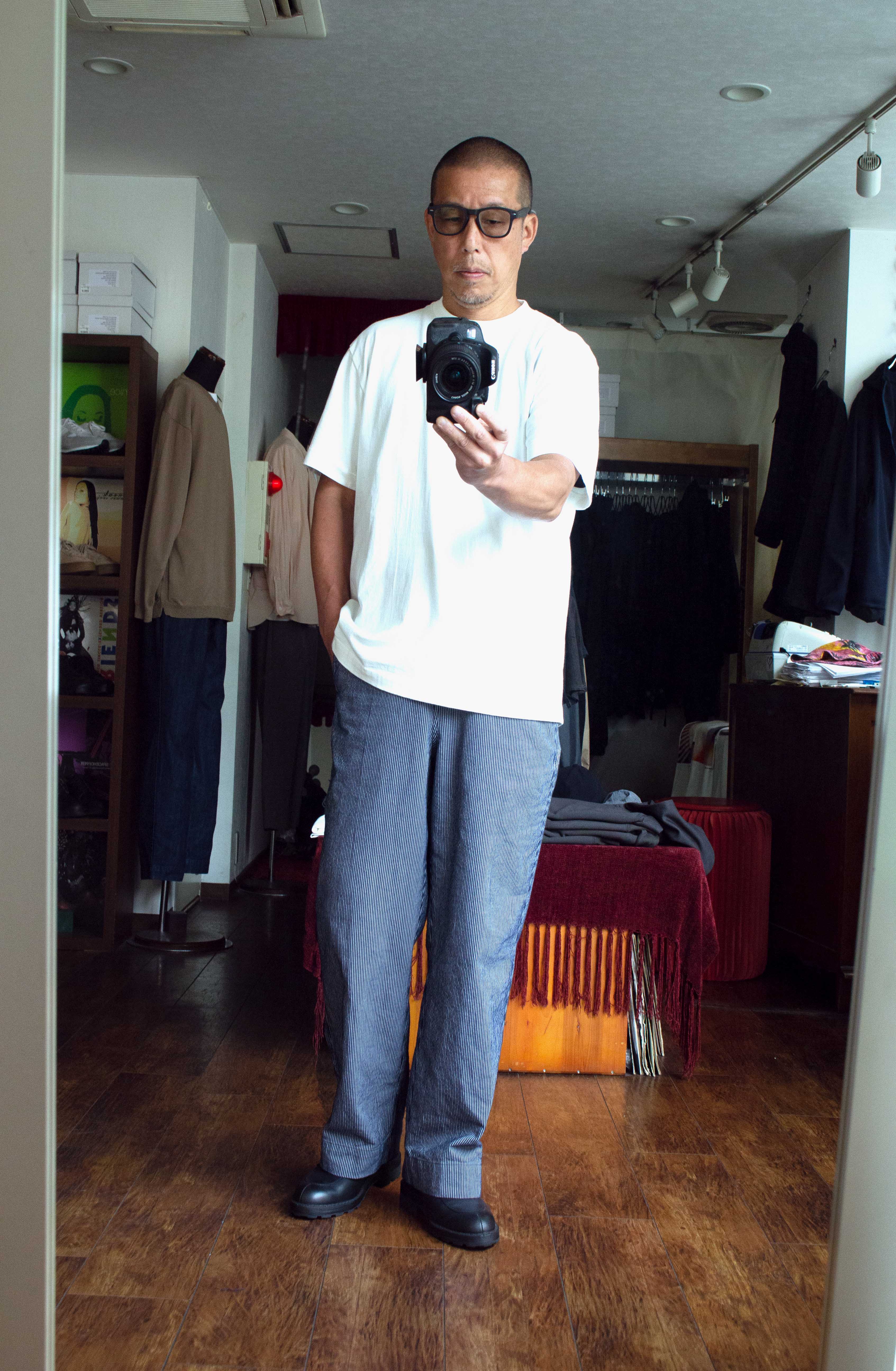 Brena H.M Easy Pants Bumped Hickory