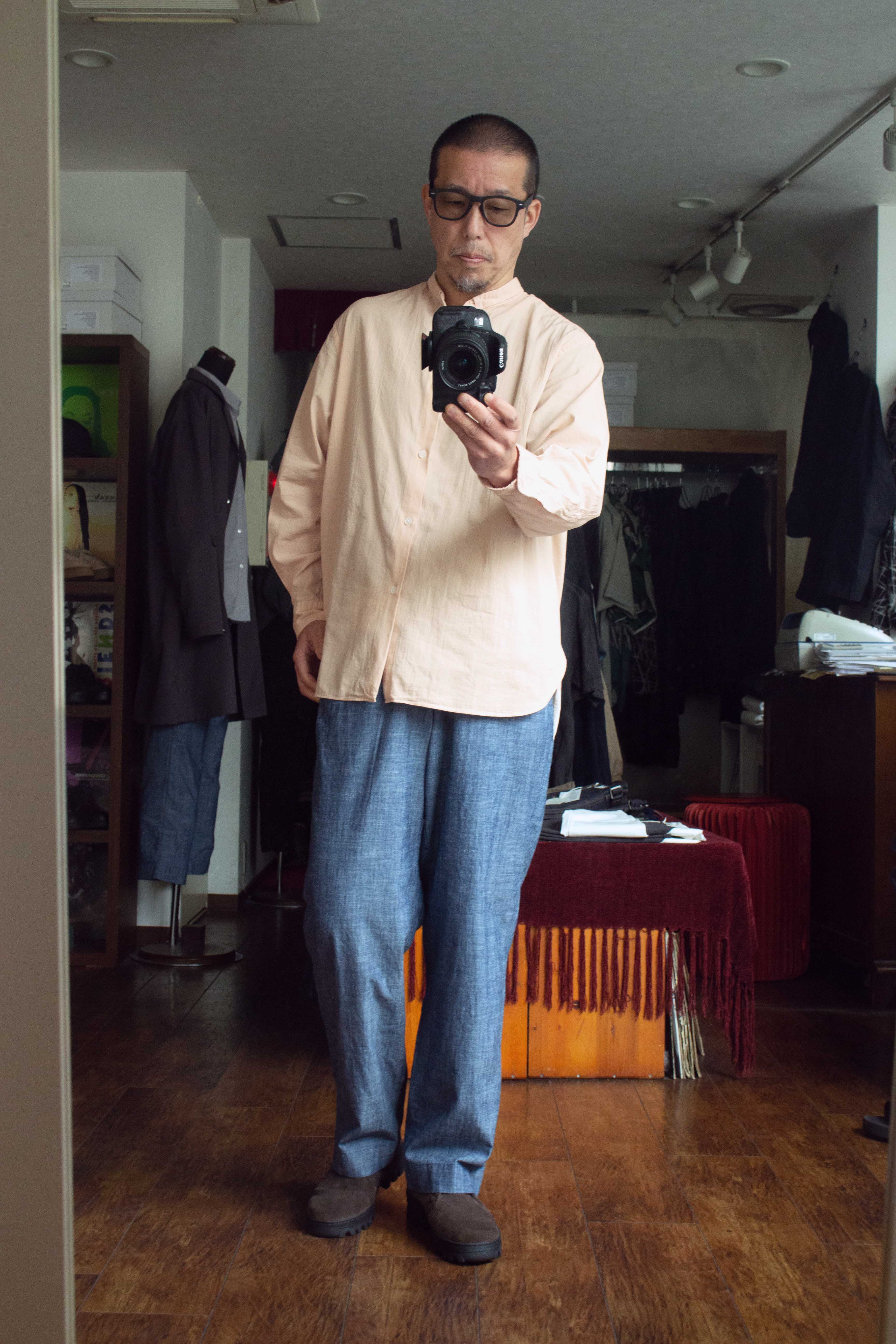 Still by hand オリジナルナローカラーシャツ SH01241