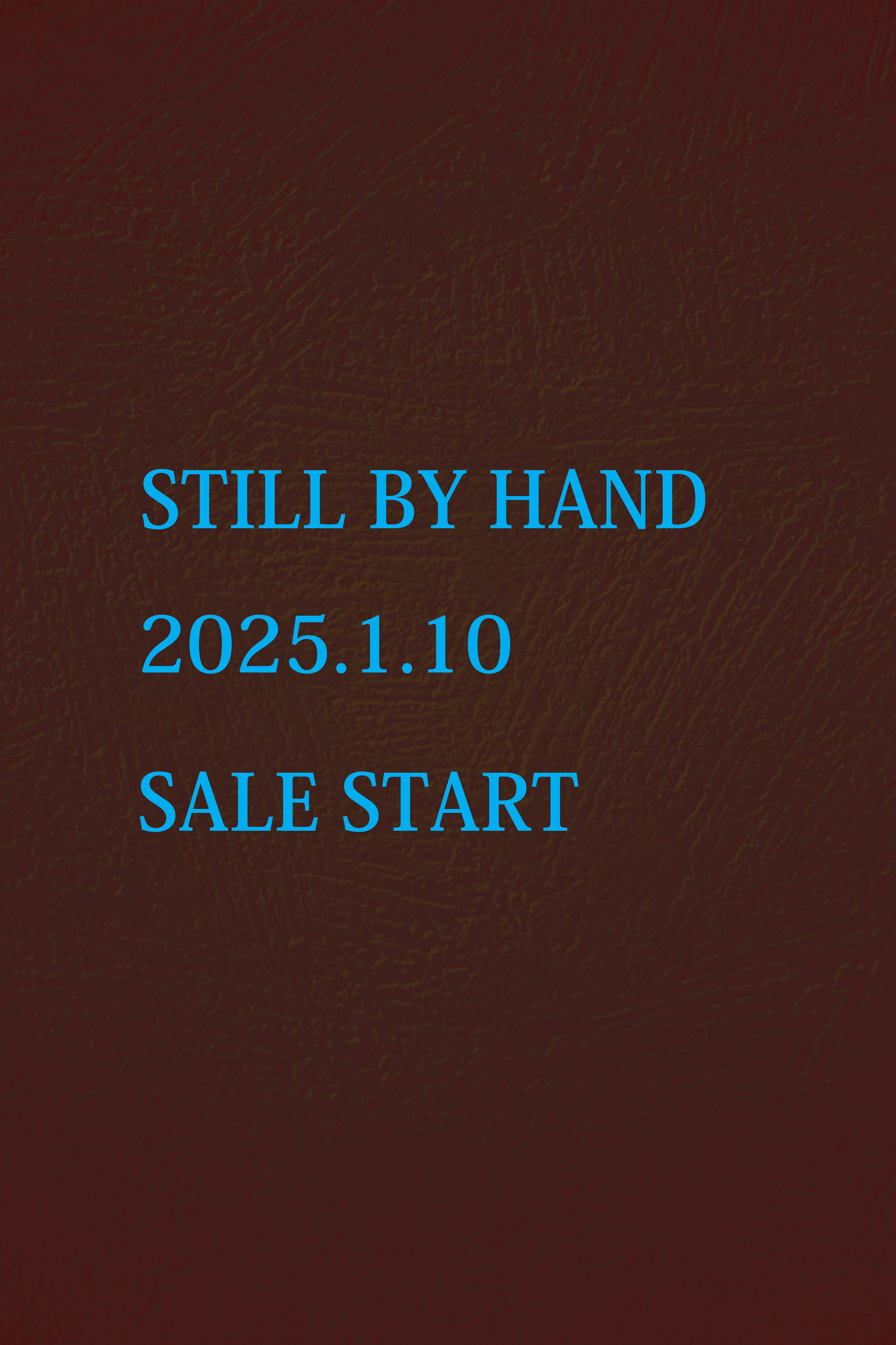 STILL BY HAND SALE!