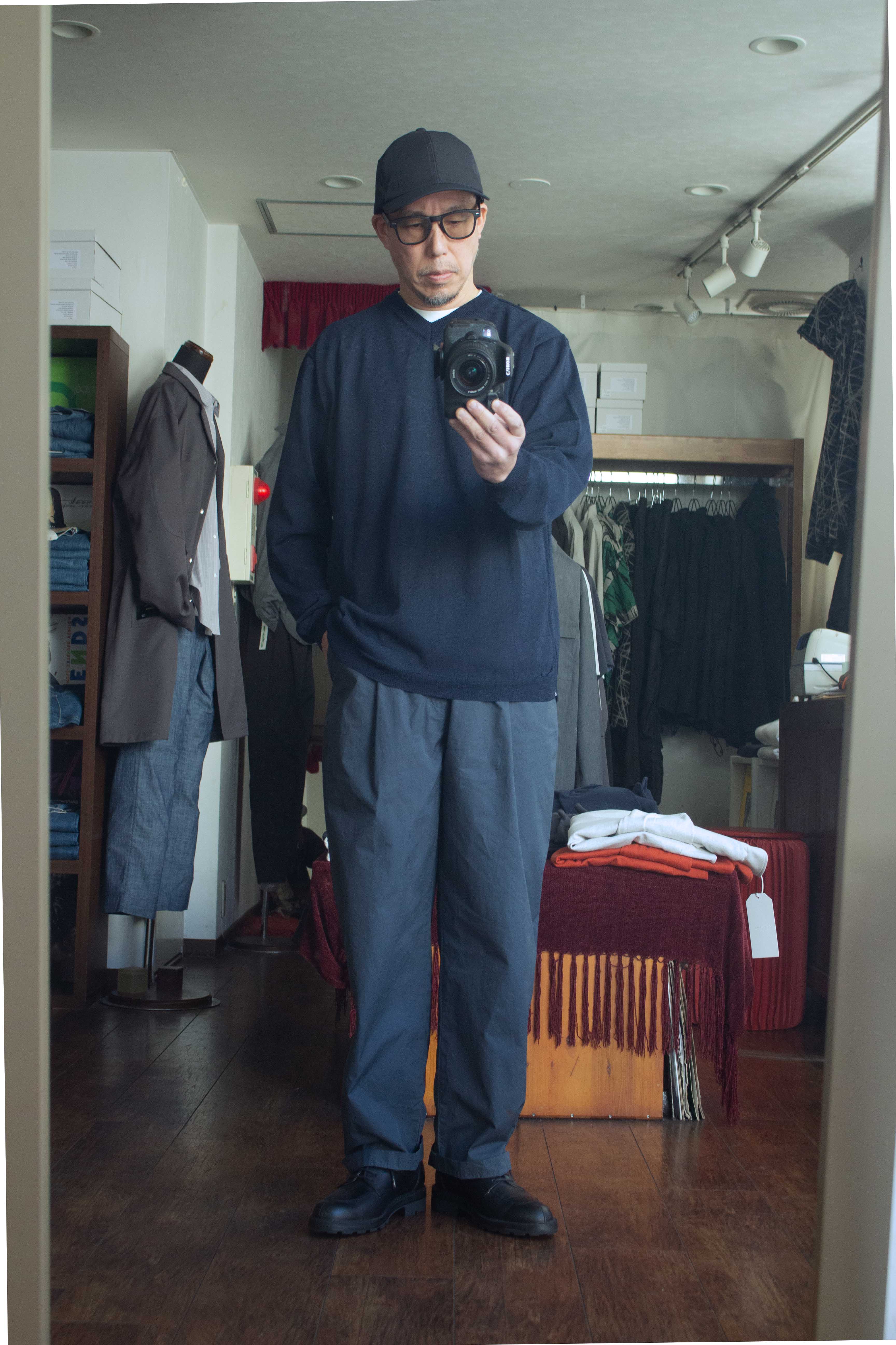 Still by hand ディープタックテーパードパンツ PT03241