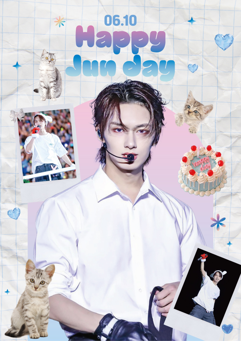 💗💙【先行予約販売10％OFF】2024 K☆PARK限定 ジュン センイルグッズ販売！💙💗