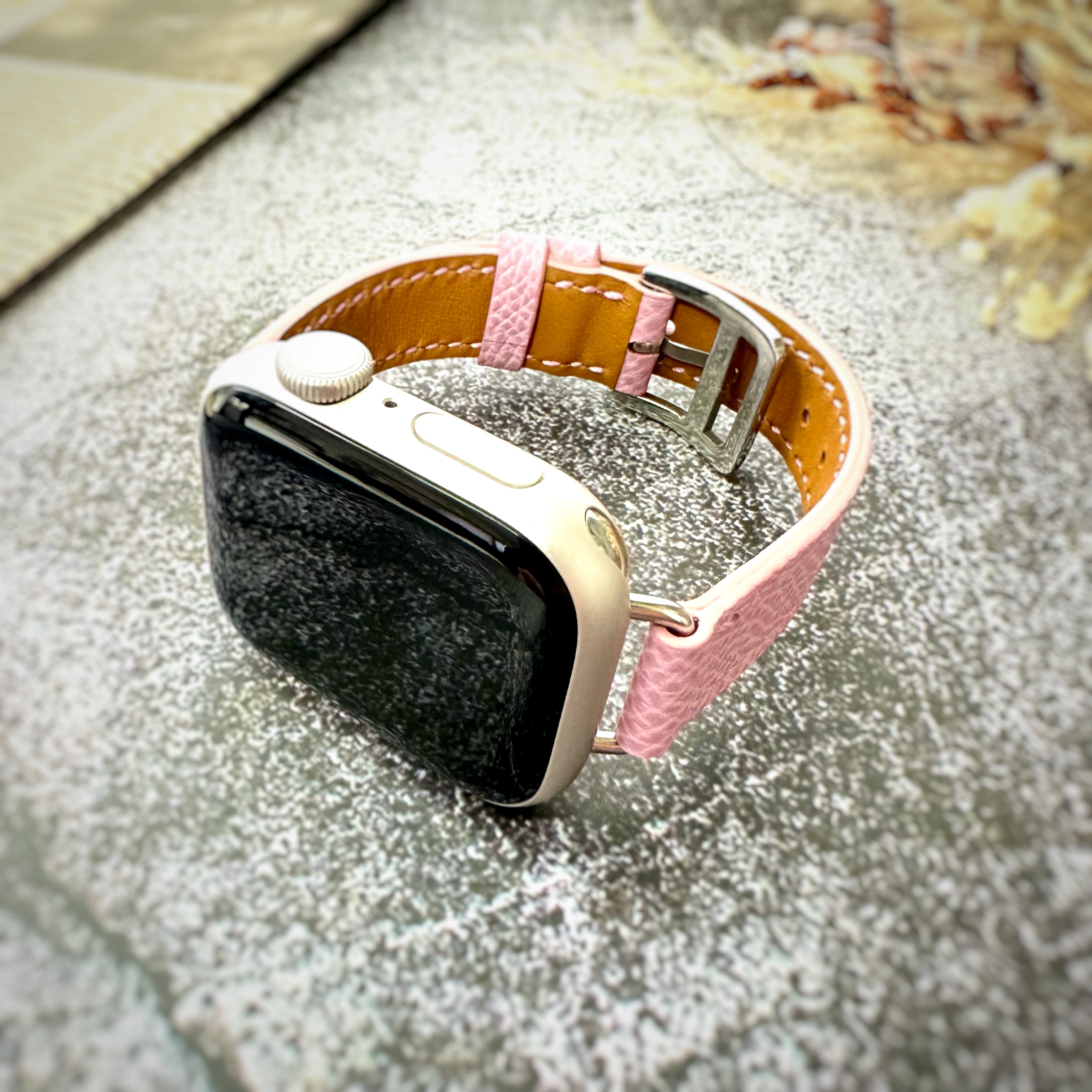 [新作]16色展開！アップルウォッチレザーベルト