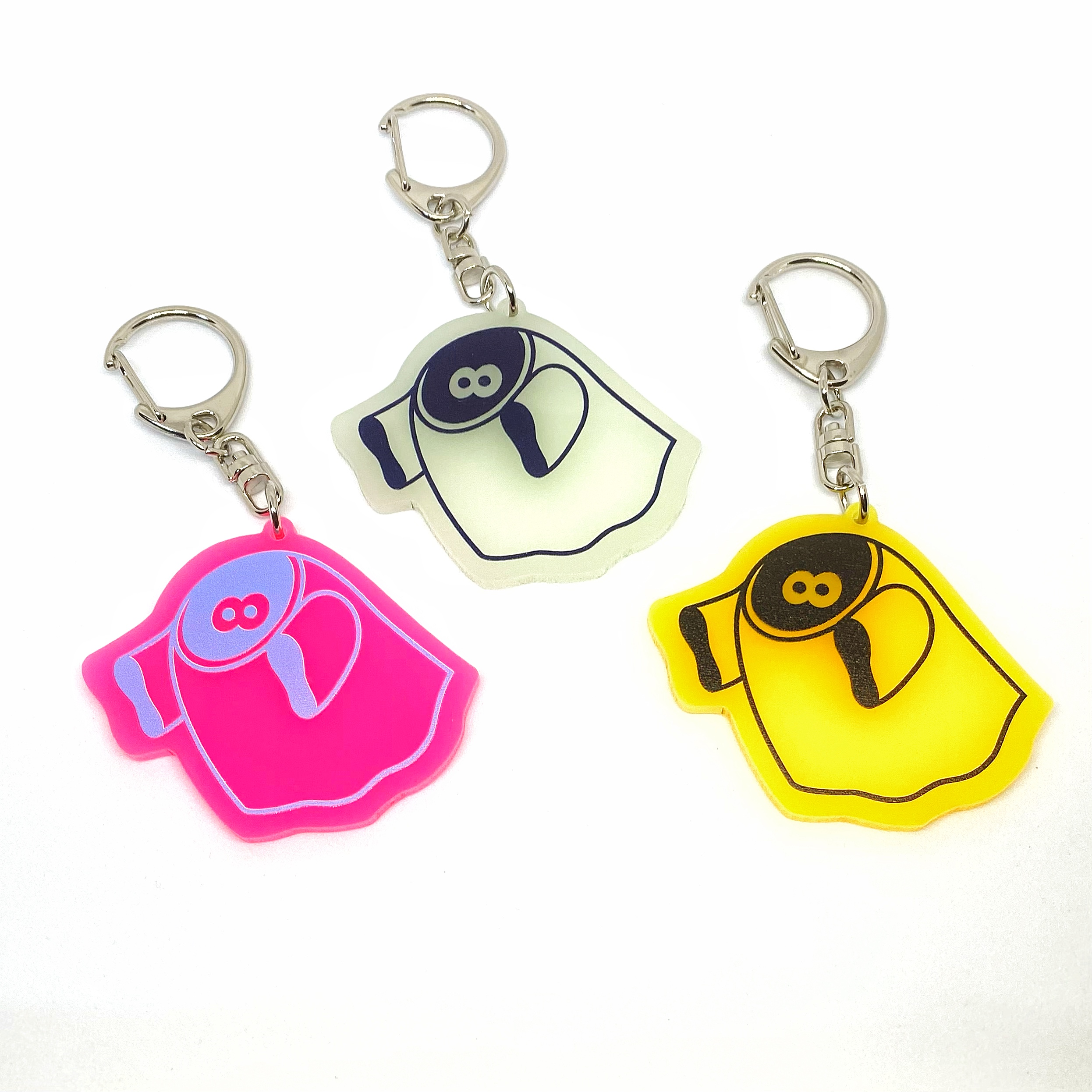 ゴースティーのアクキー新色追加