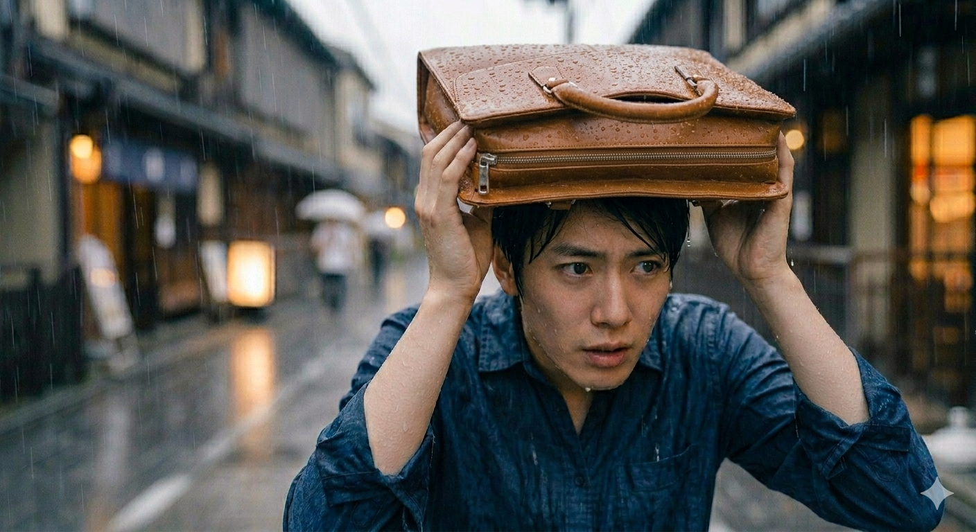 革財布・革バッグが雨に濡れた。 正しい対処法、知っていますか？