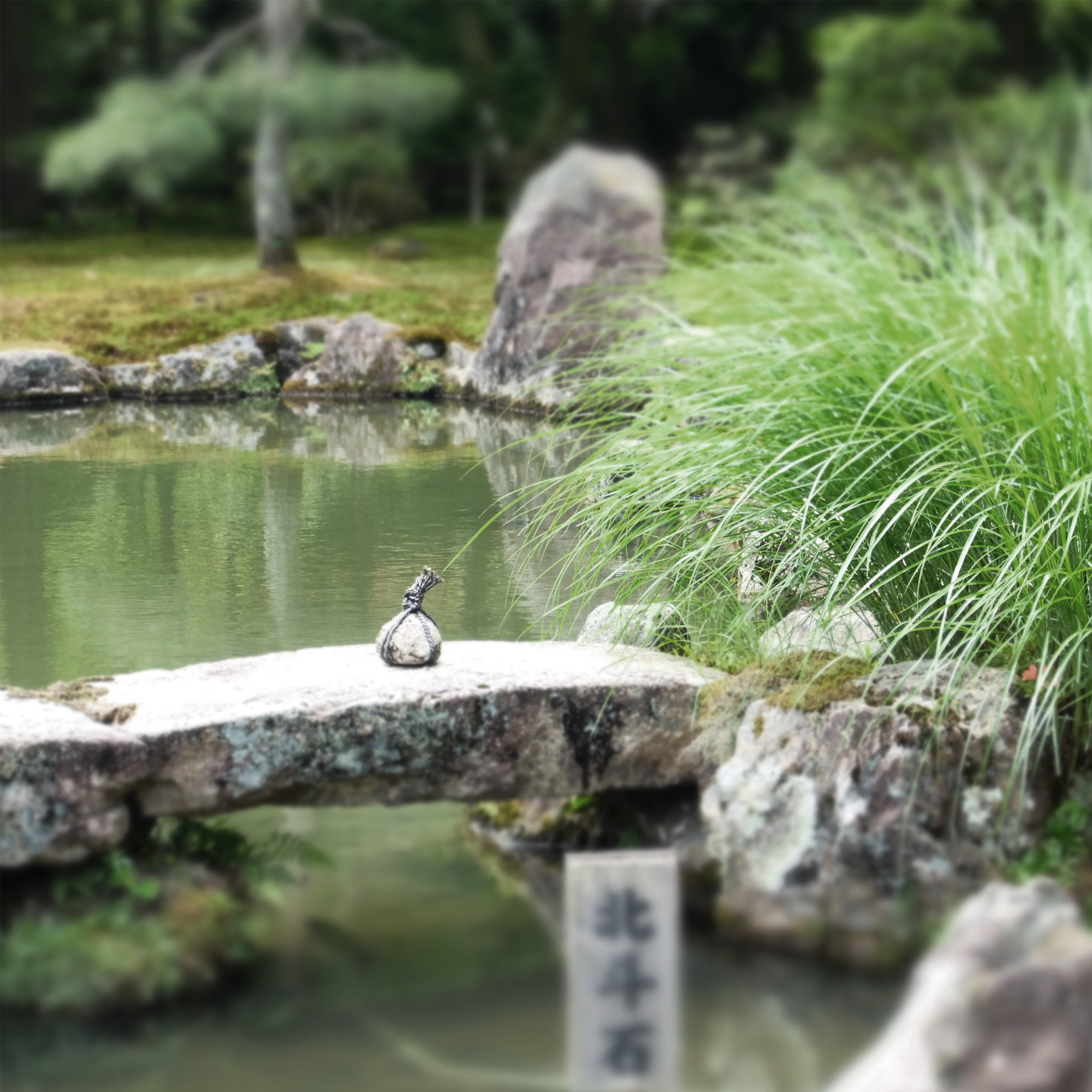 銀閣寺の石
