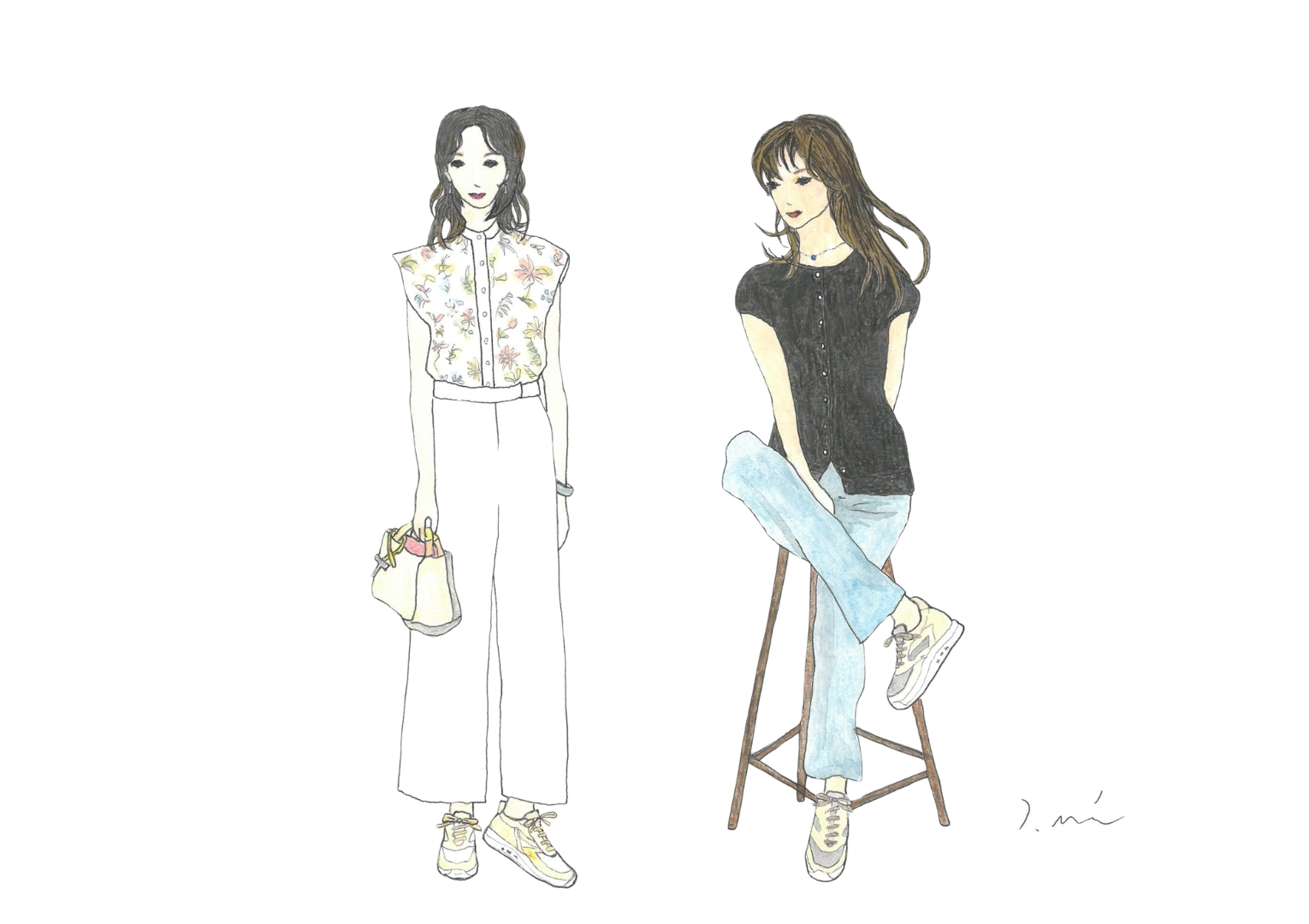 LIFESTYLE WEARING ON SNEAKERS 【9392】