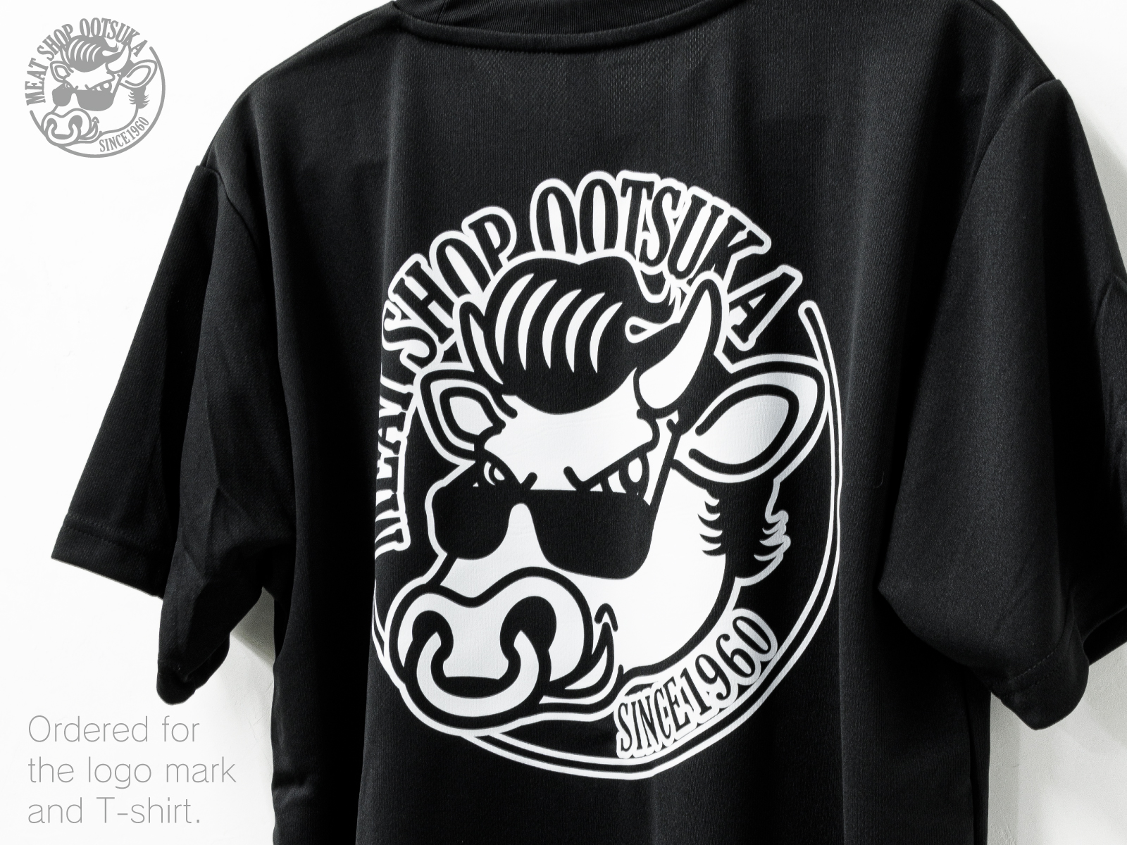 お店のロゴTシャツのオーダーをいただきました。