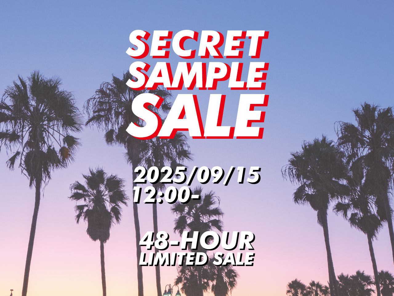 ACCORD DANCE SAMPLE SALE 開催のお知らせ
