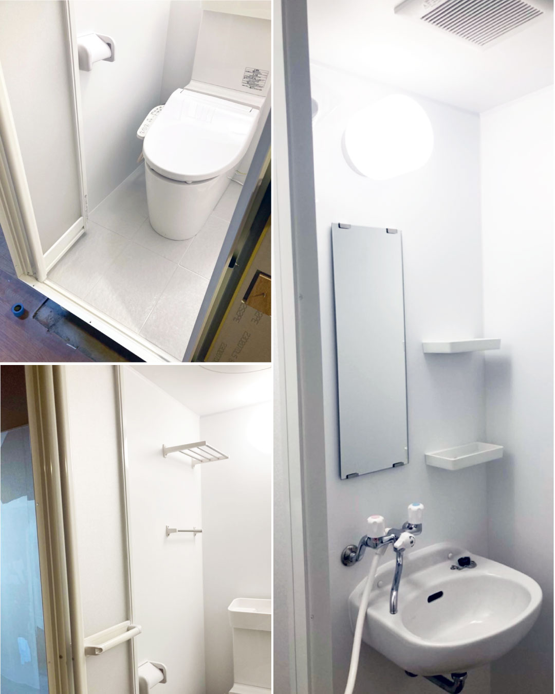 【施工事例】Paasonic　AWエンジニアリング S&PII Tタイプ シャワー＆トイレ