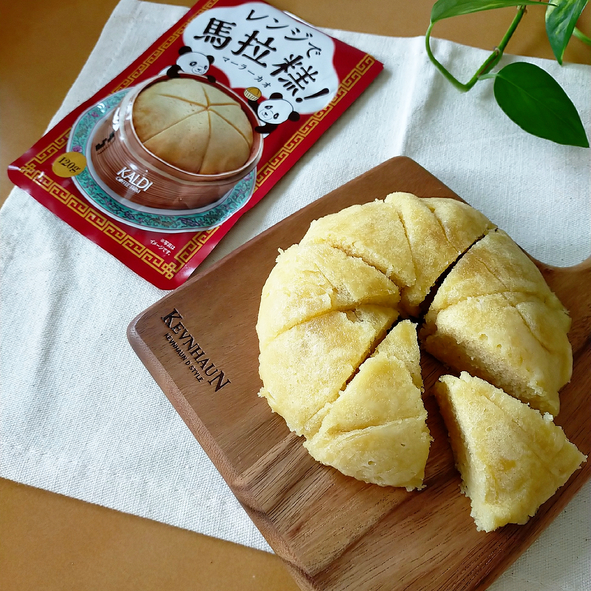 カルディの「レンジで馬拉糕！」
